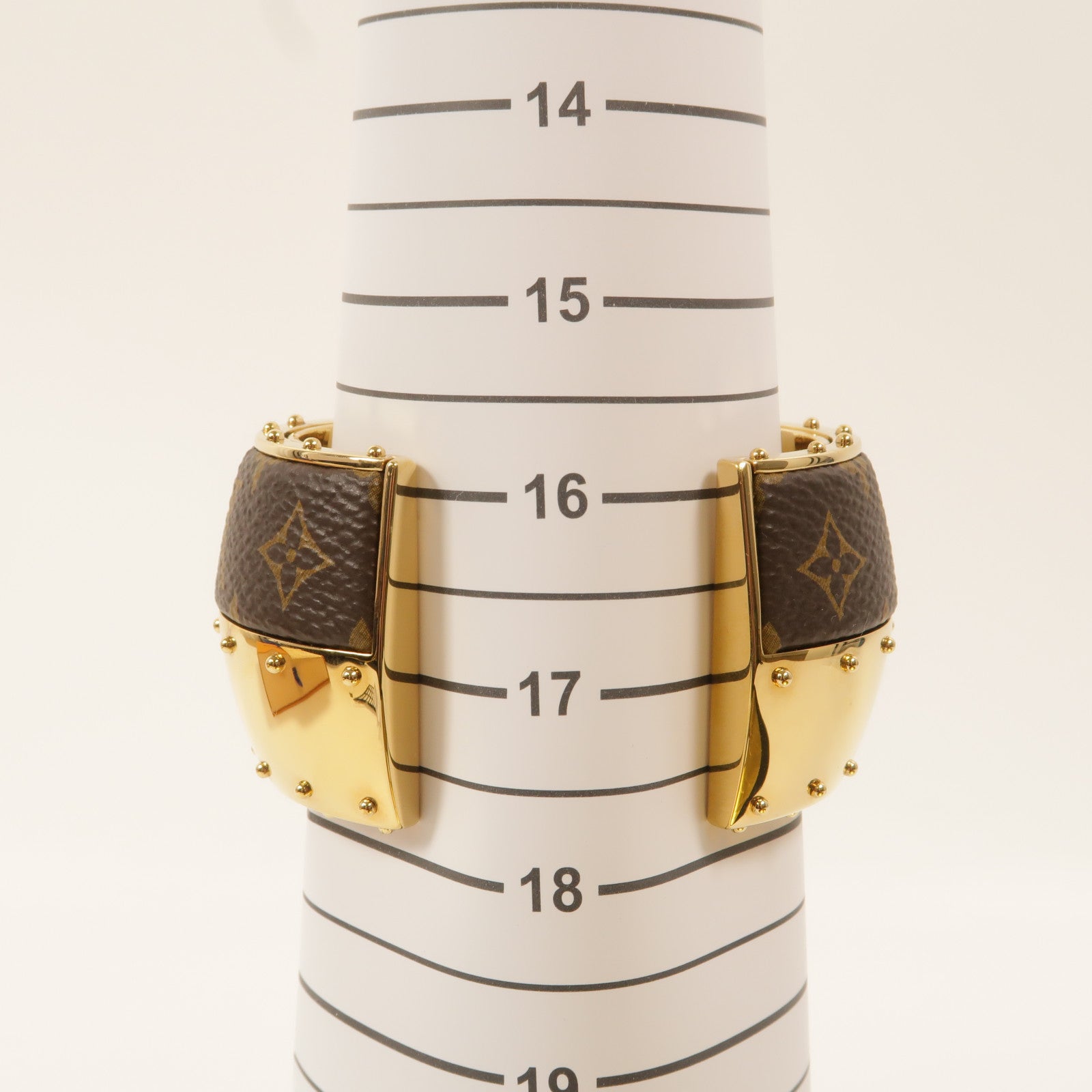 LOUIS VUITTON 金屬/Monogram Wild LV Cuff M手鐲