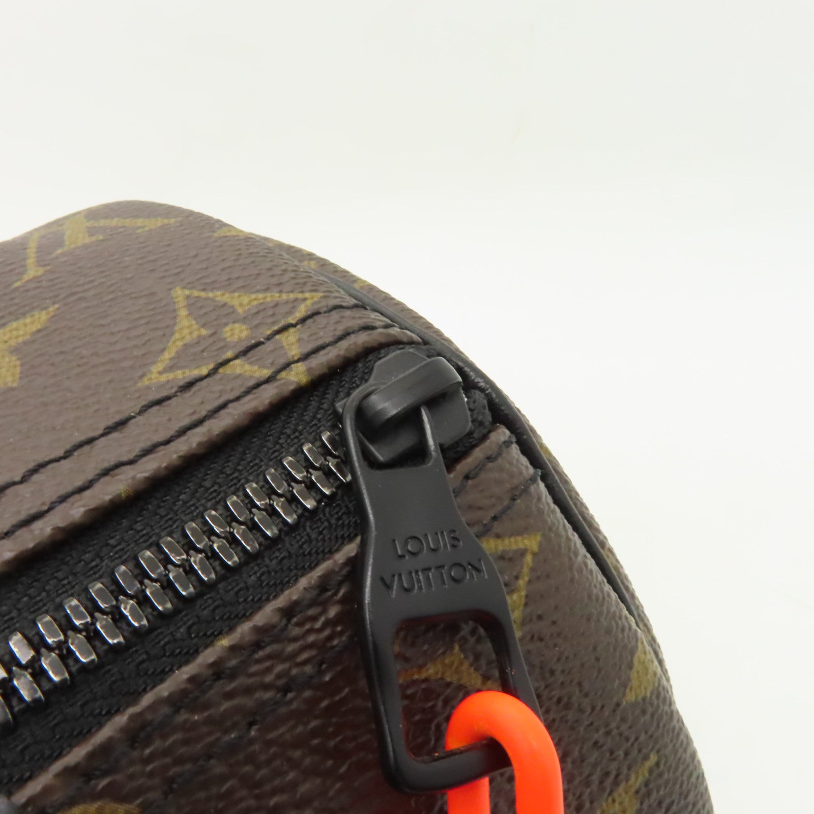 LOUIS VUITTON 【激減優惠】Monogram Macassar Messenger Mini Polochon手挽肩背兩用袋棕色/黒色
