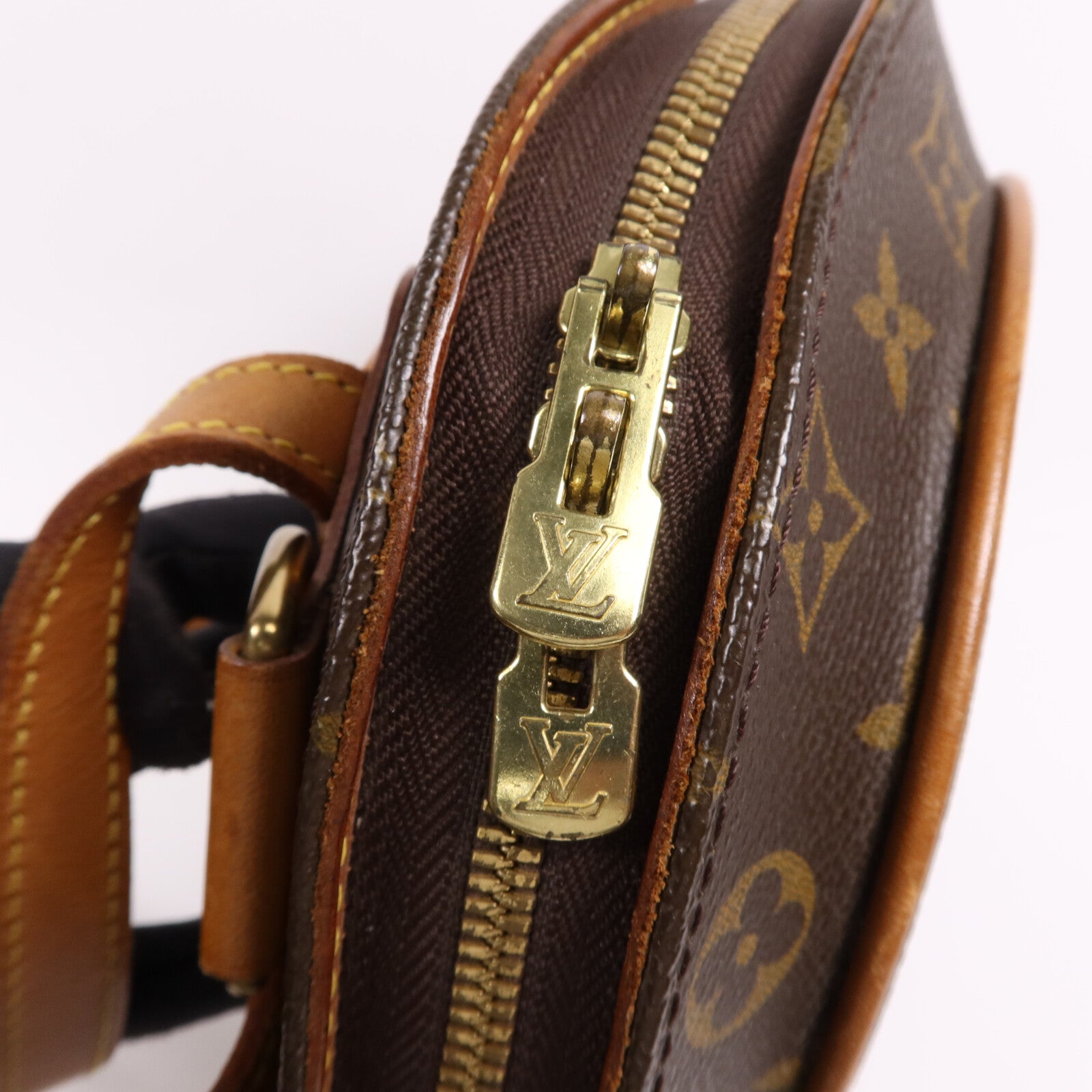 LOUIS VUITTON Monogram Ellipse Sac A Dos Backpack金扣背包棕色