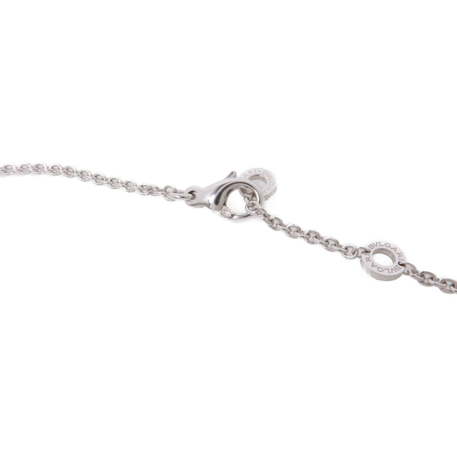 BVLGARI 18K白金Concentrica Diamond Necklace項鍊