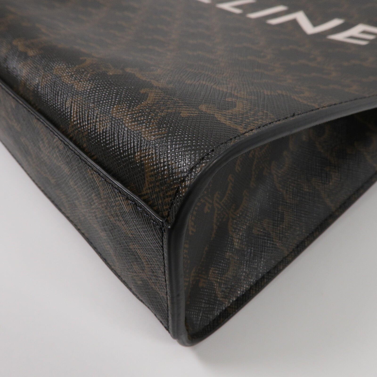 CELINE 塗層帆布Vertical Cabas Triomphe手挽肩背兩用袋