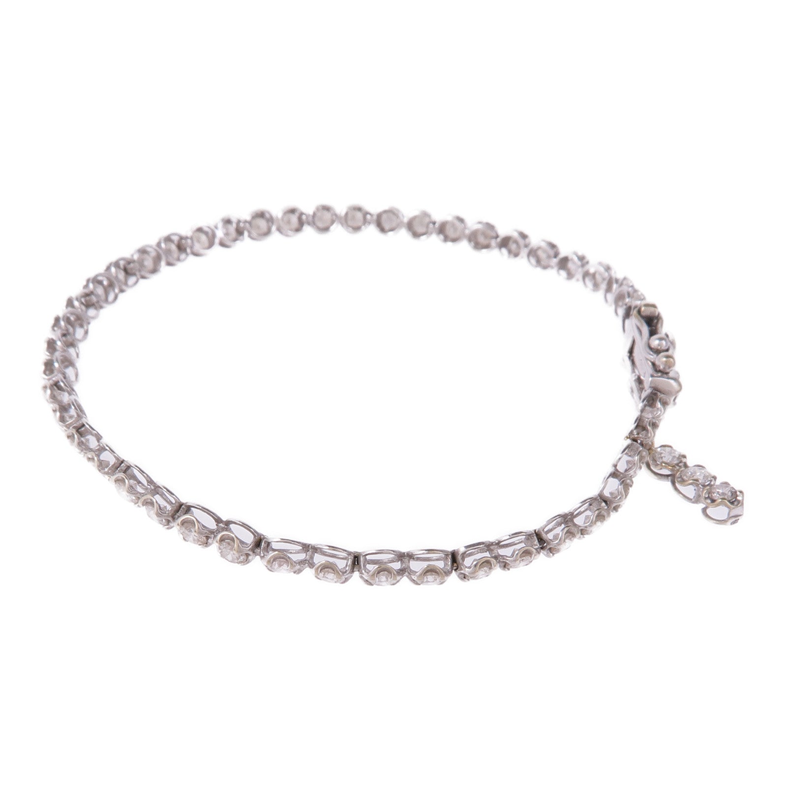 JEWELRY 18K白金Diamond Bracelet鑽石項鍊