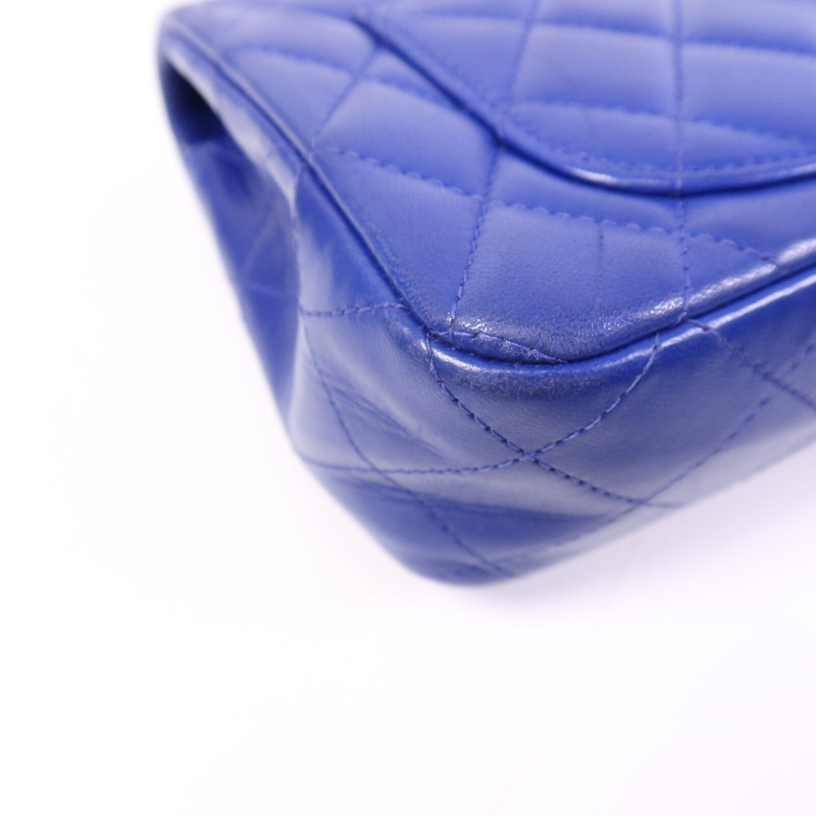 CHANEL 羊皮皮革Mini Classic 20金扣鏈帶肩背袋