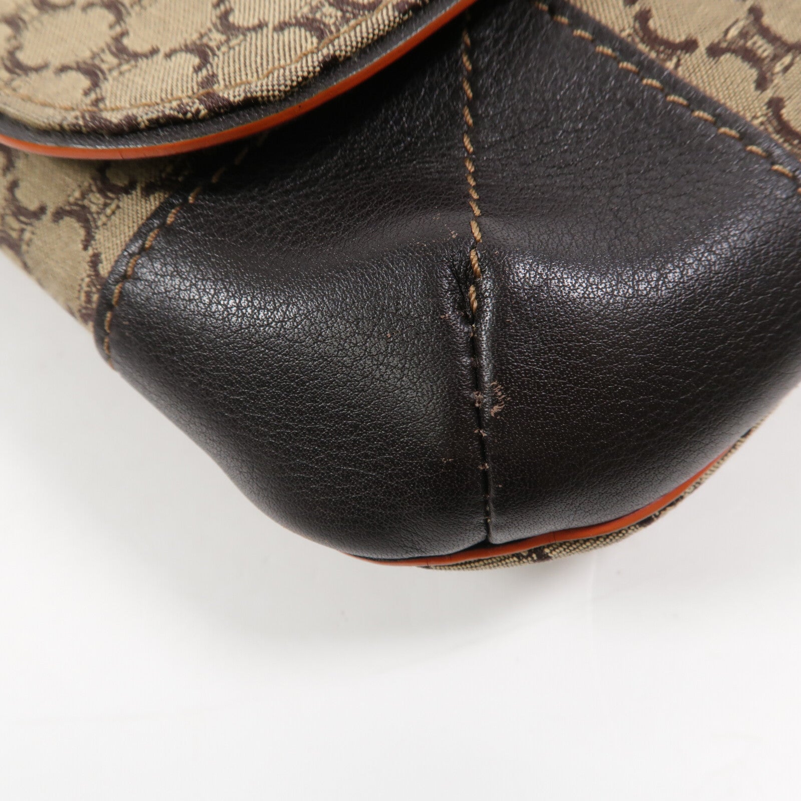 CELINE 帆布Vintage Messenger Flap Bag肩背袋