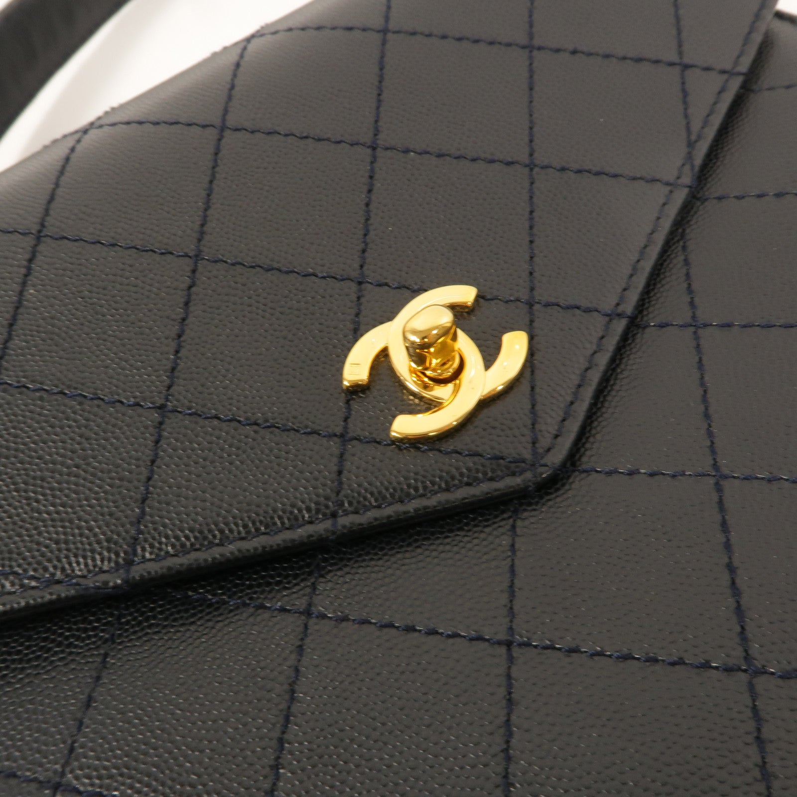 CHANEL 牛皮皮革Vintage Hand Bag手挽袋