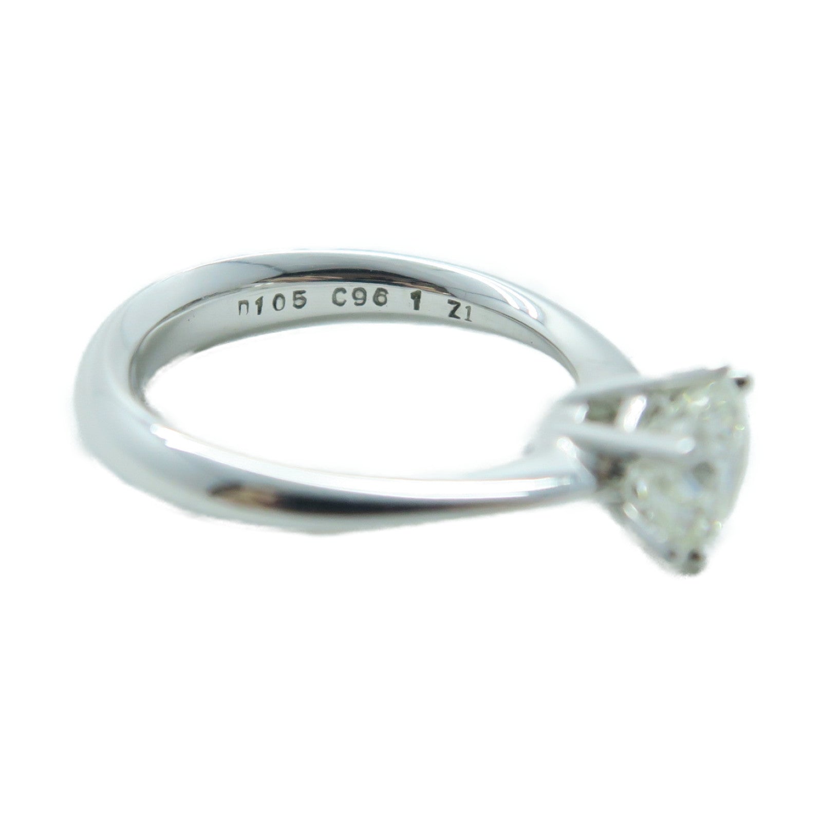 JEWELRY 【激減優惠】18K白金Diamond Ring 1.05ct鑽石戒指銀色US#5.5