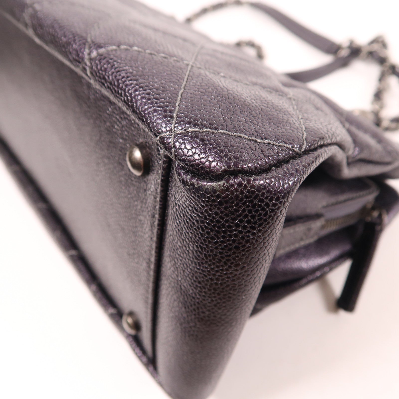 CHANEL 牛皮皮革Shoulder Bag鏈帶肩背袋