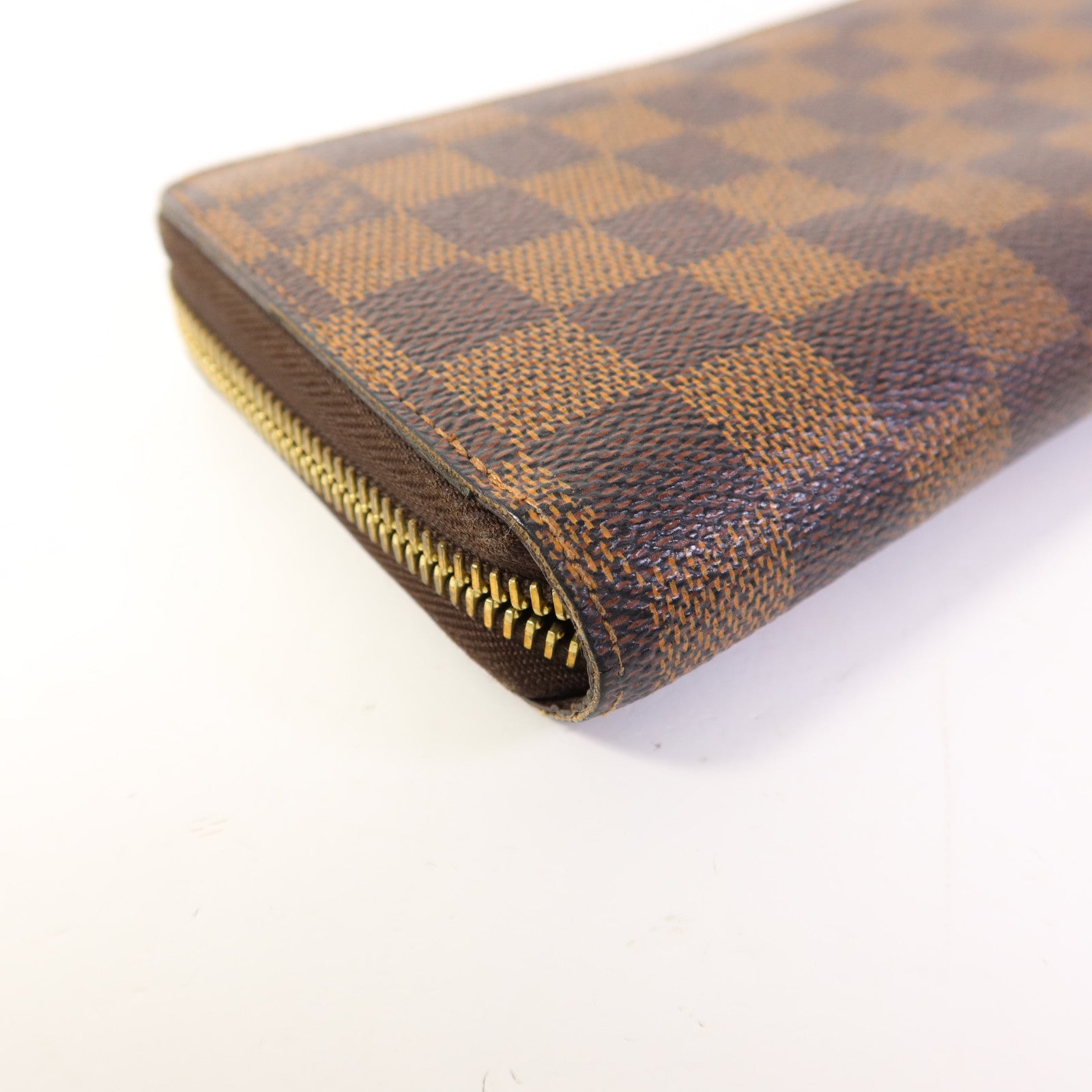 LOUIS VUITTON Damier Zippy Long Wallet金扣長錢包