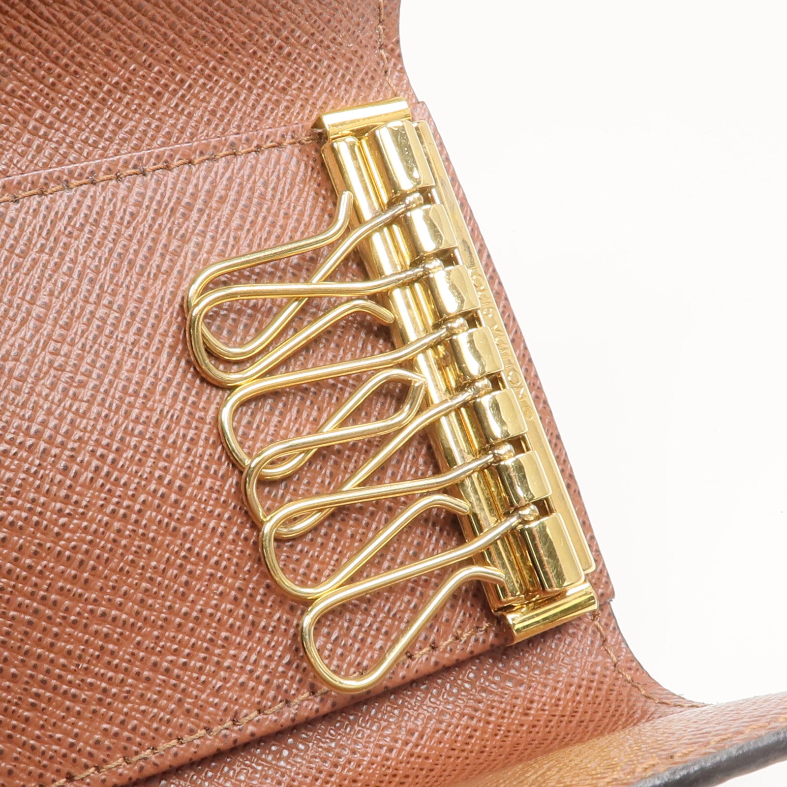 LOUIS VUITTON Monogram 6 Key Holder金扣鎖匙包