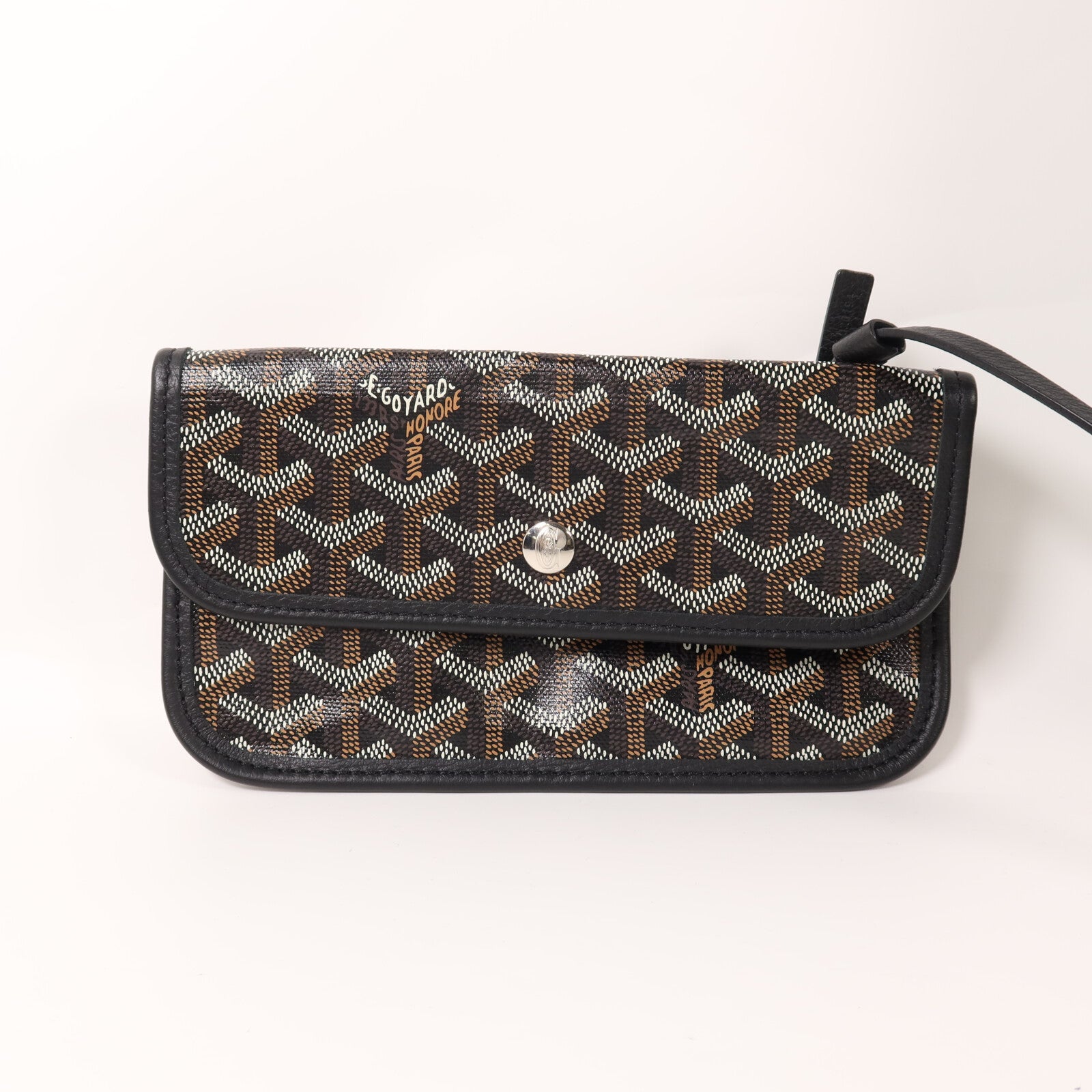 GOYARD 塗層帆布Saint Louis PM銀扣手挽袋