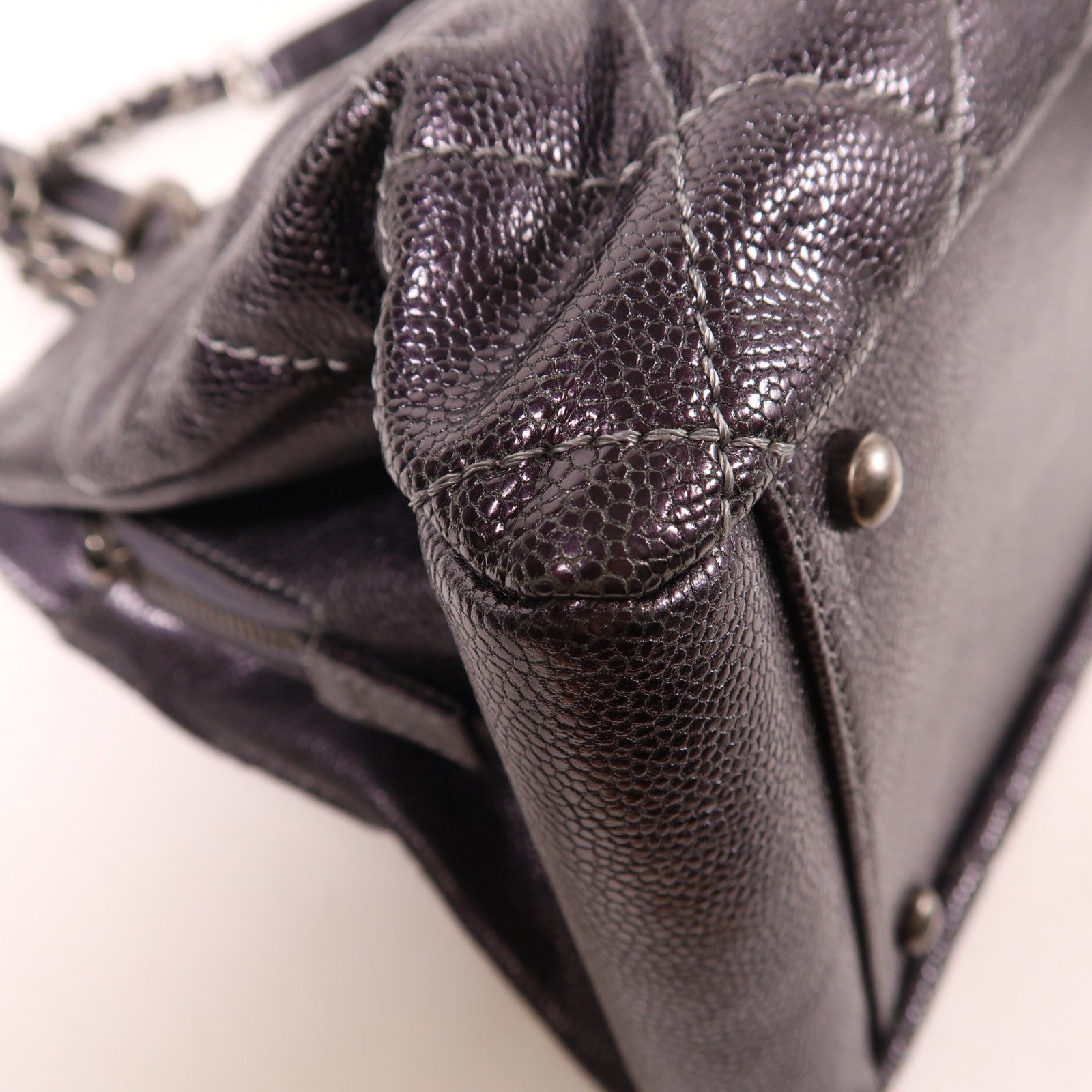 CHANEL 牛皮皮革Shoulder Bag鏈帶肩背袋