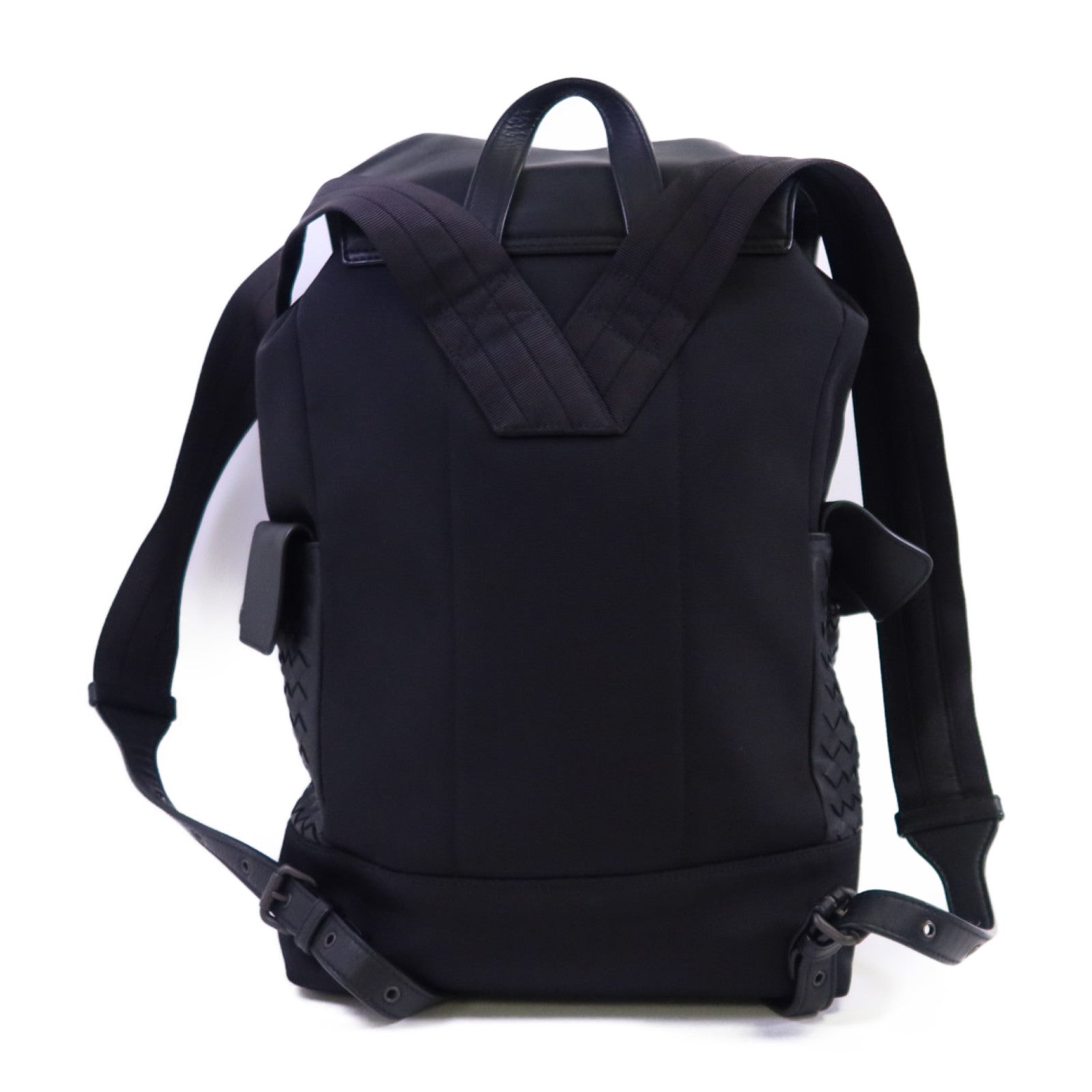 BOTTEGA VENETA 帆布/織紋皮革Backpack背包