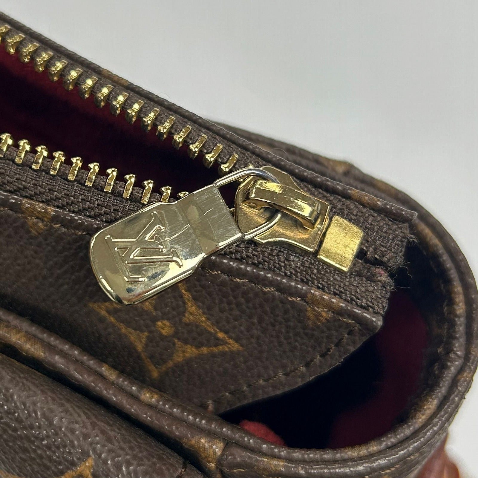 LOUIS VUITTON 【激減優惠】Monogram Viva Cite GM金扣肩背袋啡色