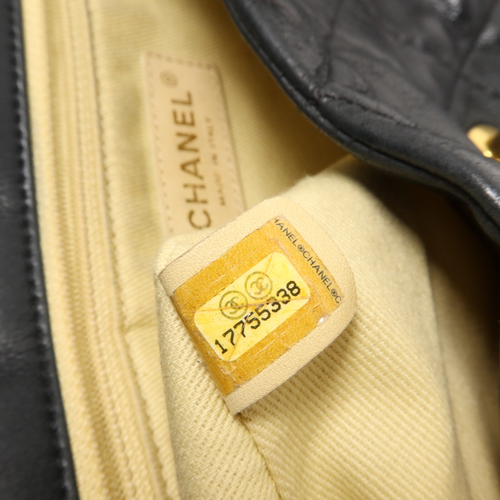 CHANEL 牛皮皮革Chain Shoulder鏈帶肩背袋