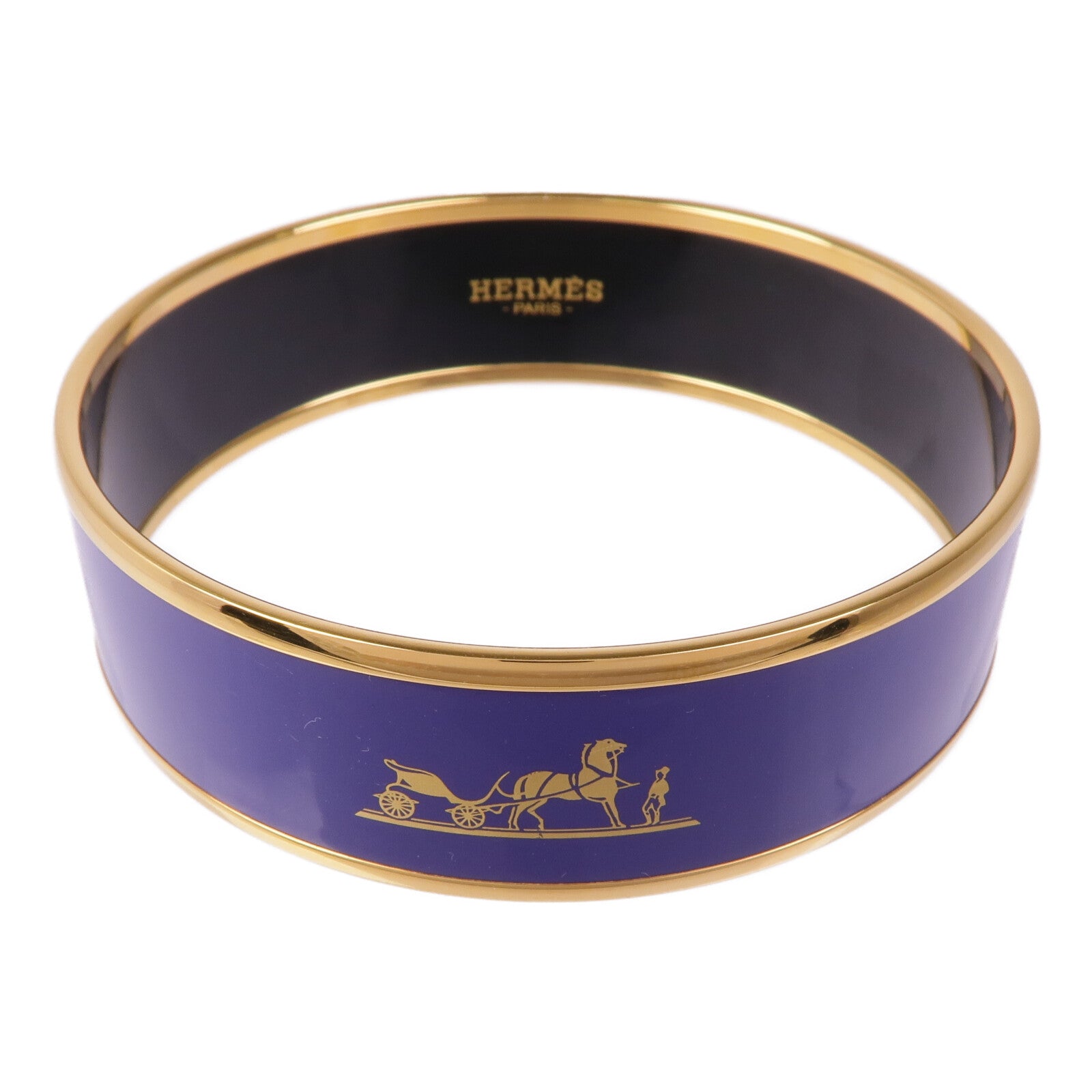 HERMES 金屬/琺瑯Caleche Bracelet手鐲