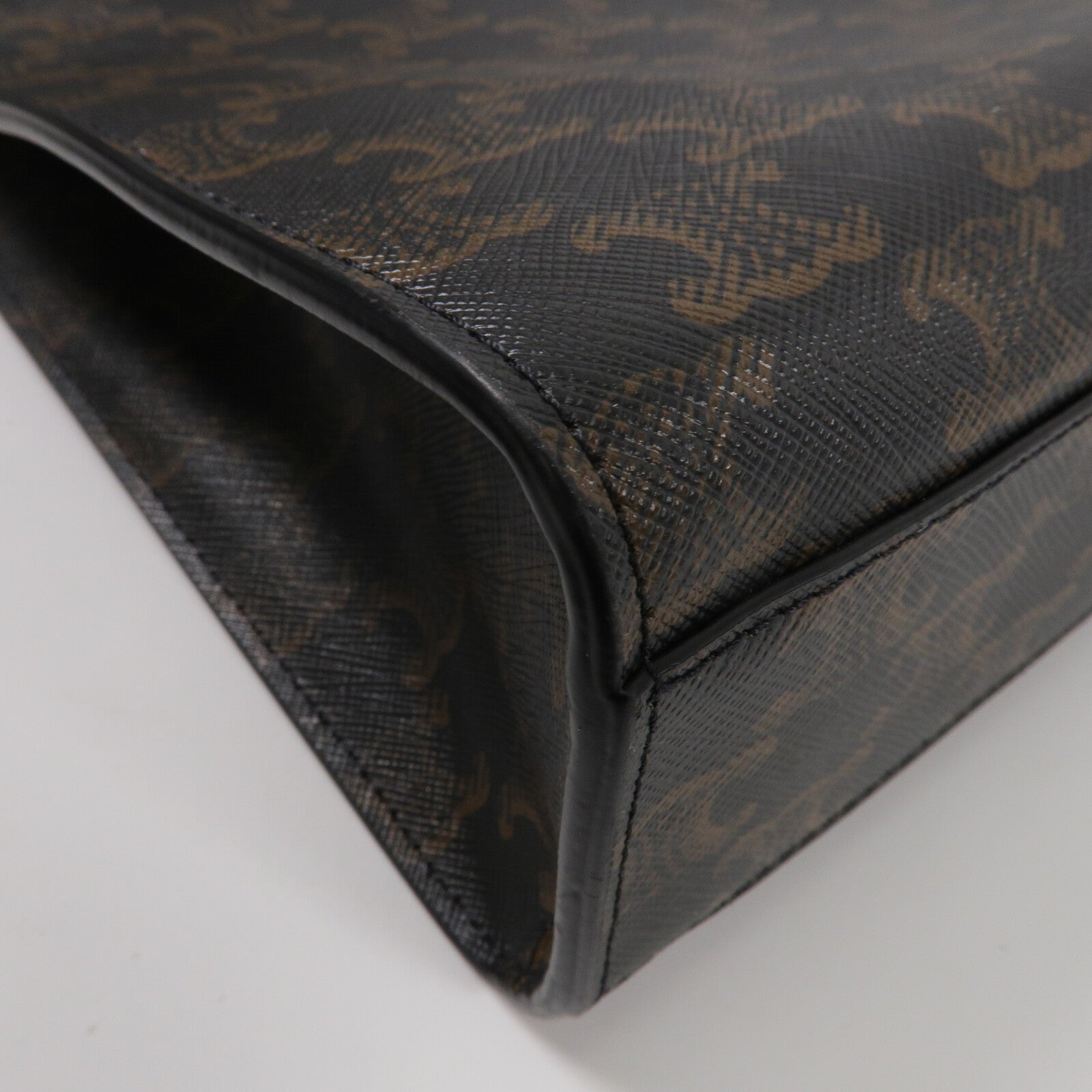 CELINE 塗層帆布Vertical Cabas Triomphe手挽肩背兩用袋