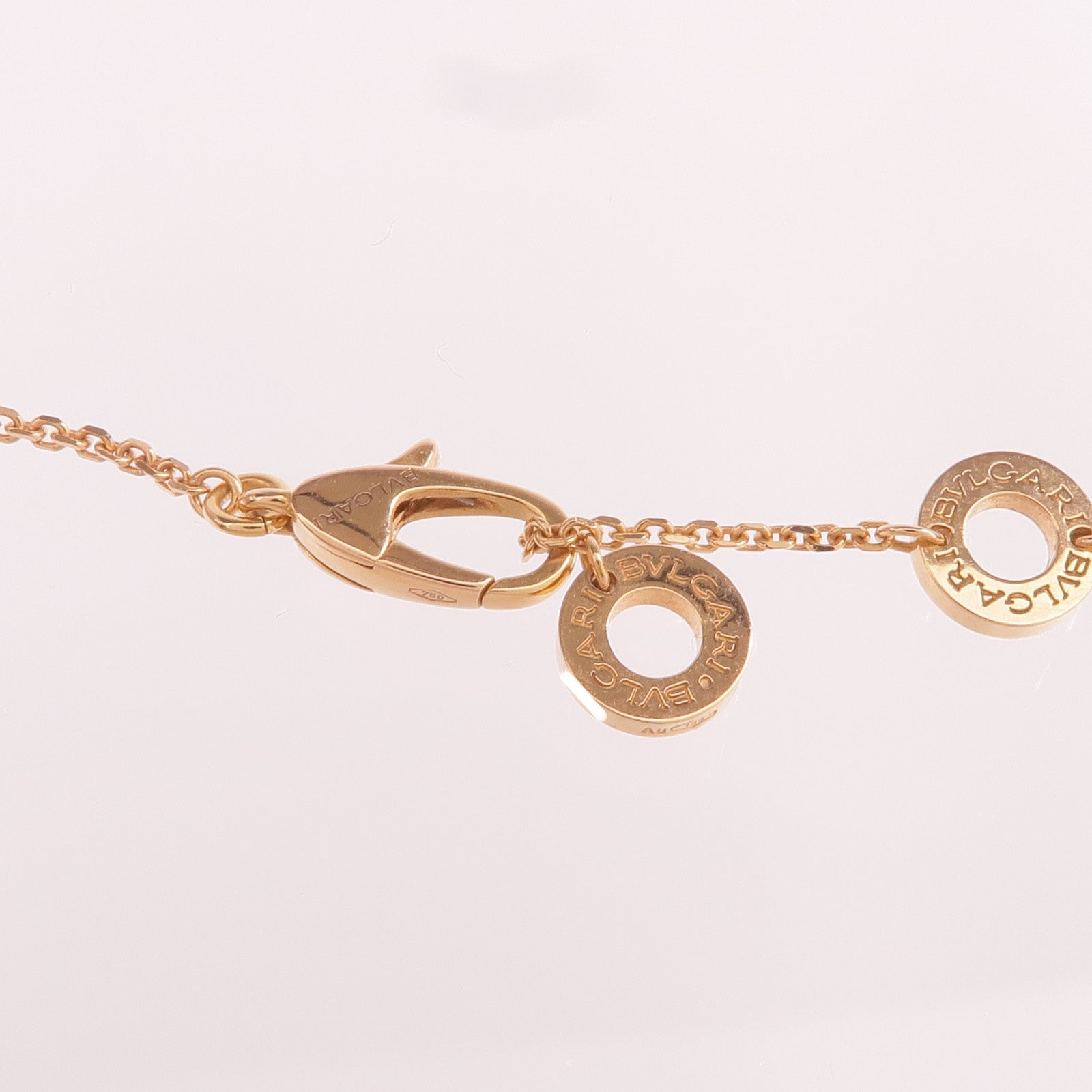 BVLGARI 18K玫瑰金Divas' Dream Mother of Pearl Diamond Necklace珍珠母貝/鑽石珍珠項鍊