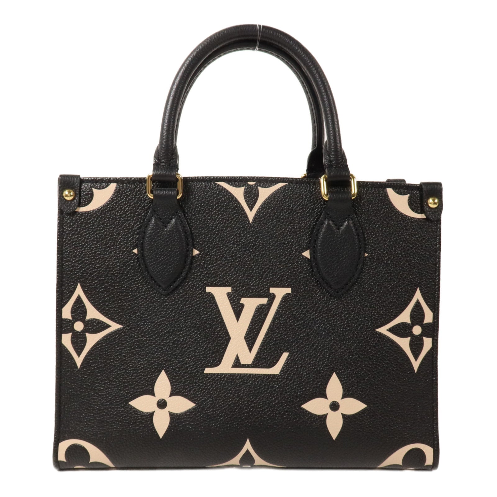 LOUIS VUITTON Monogram Empreinte On The Go PM手挽肩背兩用袋