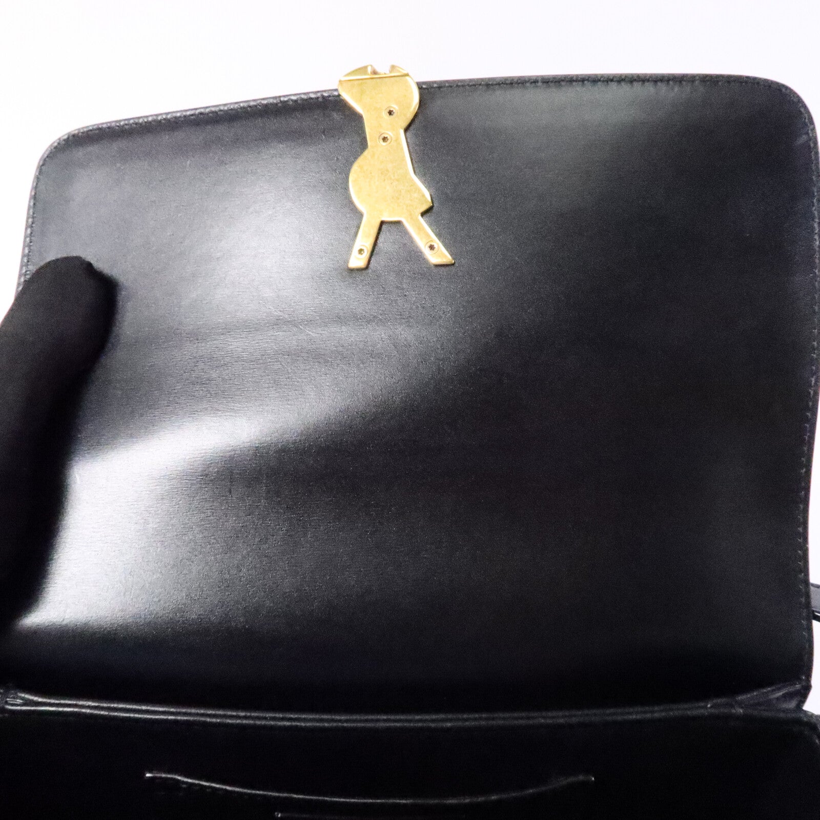 SAINT LAURENT 牛皮皮革Solferino Box肩背袋