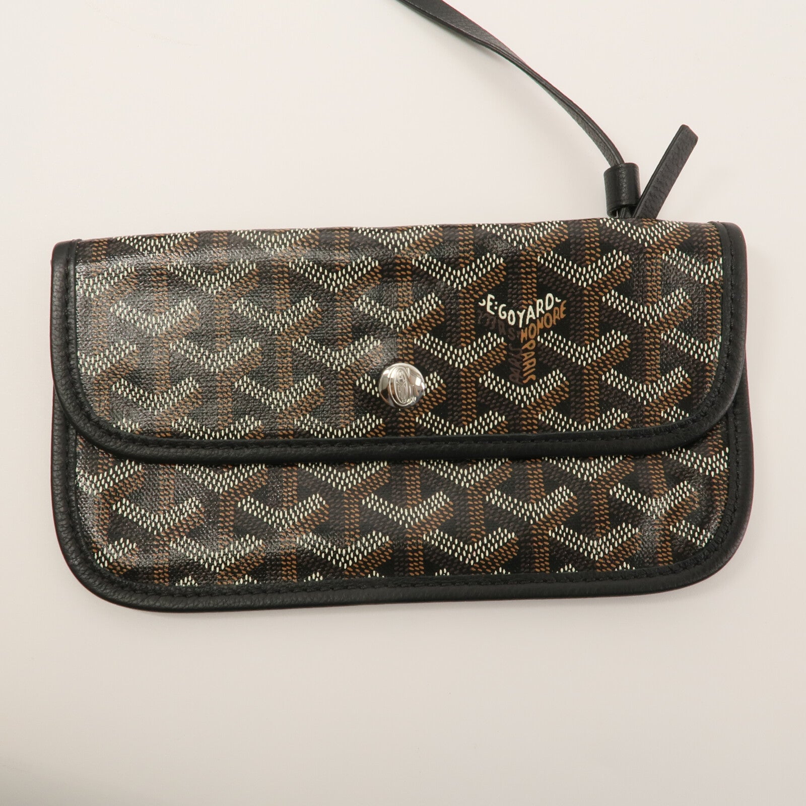 GOYARD 牛皮皮革/塗層帆布Saint Louis PM手挽袋