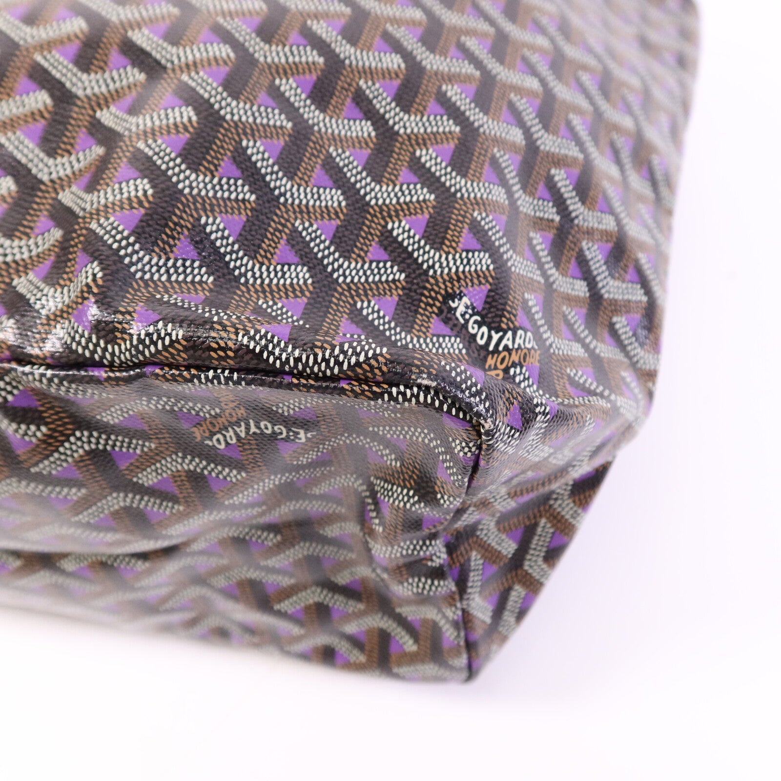 GOYARD 塗層帆布Saint Louis PM銀扣手挽袋