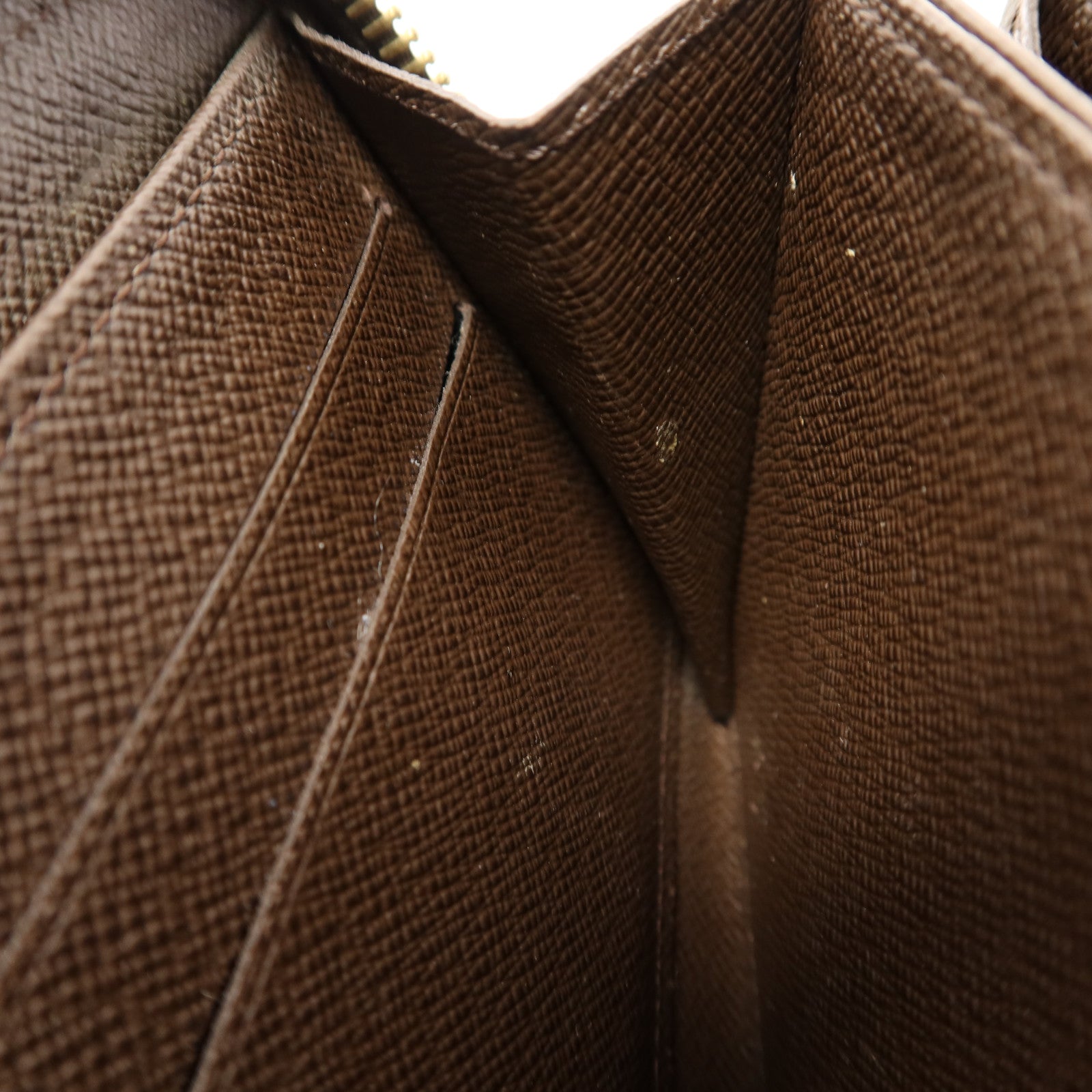 LOUIS VUITTON Damier Zippy Long Wallet金扣長錢包