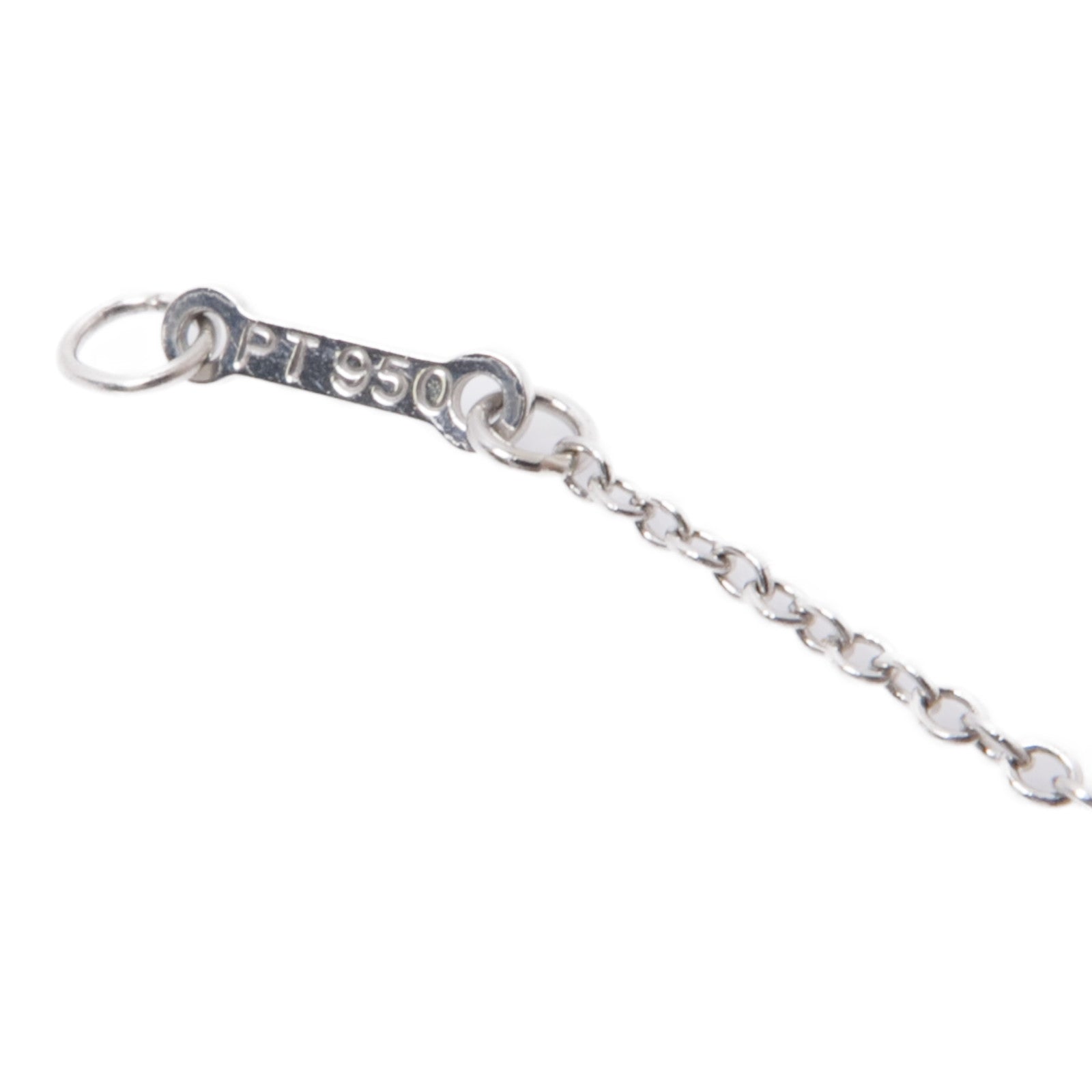 TIFFANY＆CO PT950鉑金Diamond By The Yard Necklace鑽石項鍊