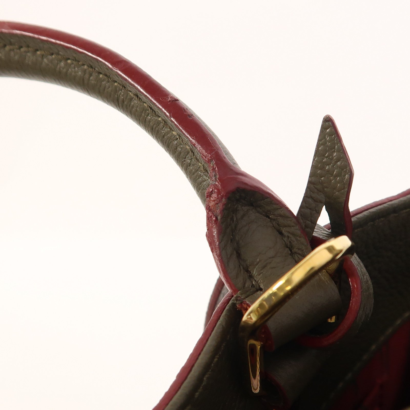 LOUIS VUITTON Monogram Empreinte Montaigne MM金扣手挽肩背兩用袋