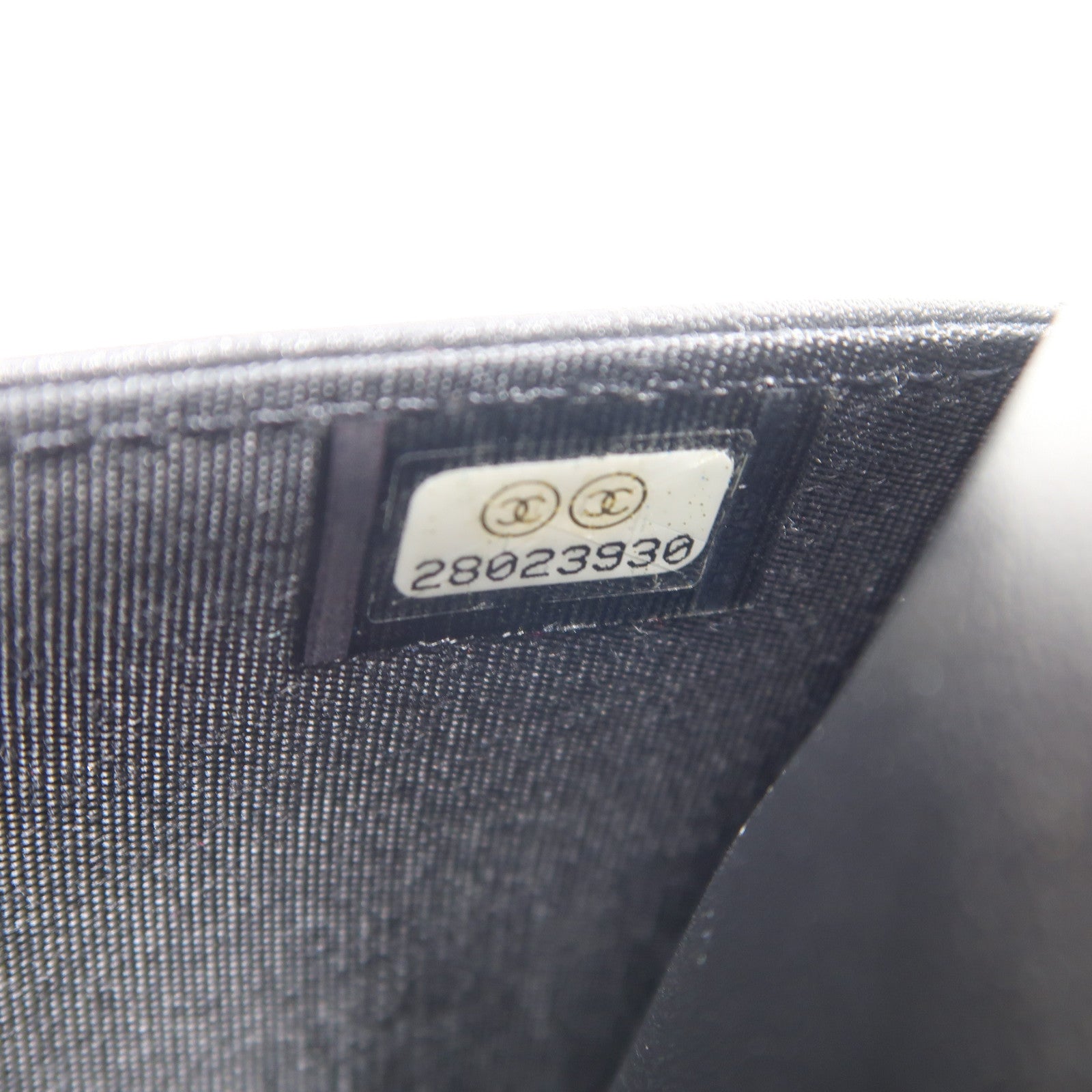 CHANEL 菱格牛皮皮革WOC Wallet On Chain金扣鏈帶肩背袋黑色