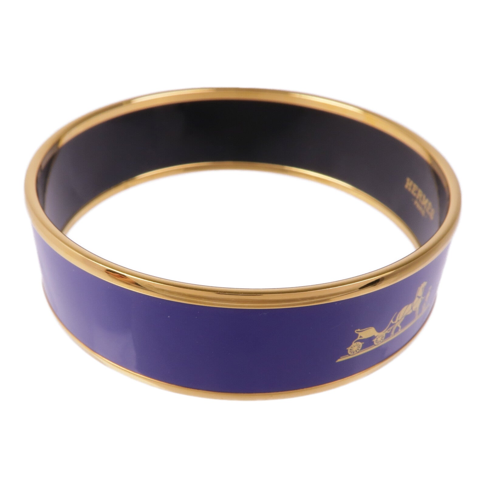 HERMES 金屬/琺瑯Caleche Bracelet手鐲