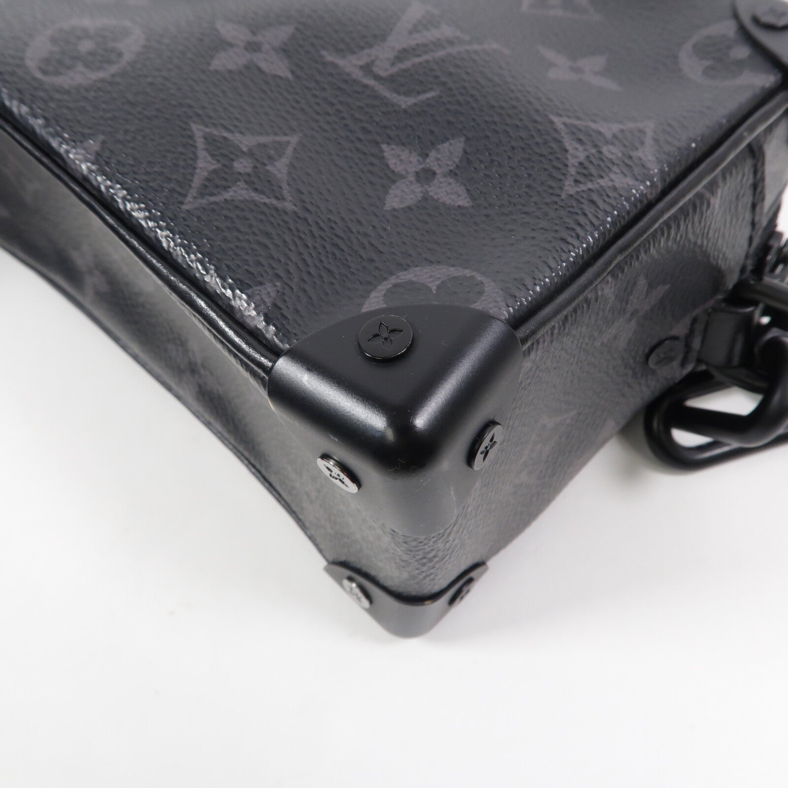 LOUIS VUITTON Monogram Eclipse Mini Soft Trunk肩背袋