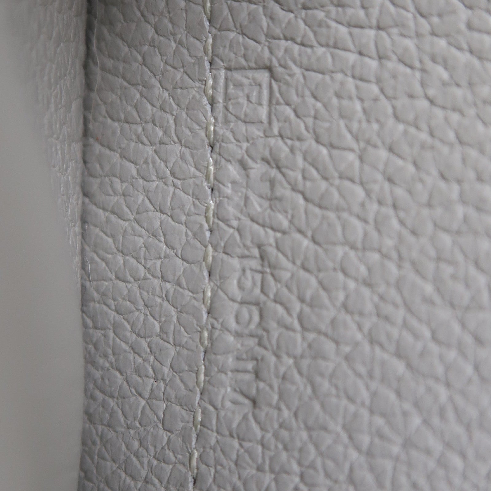 HERMES 【激減優惠】Evercolor皮革Convoyeur Mini銀扣肩背袋灰色