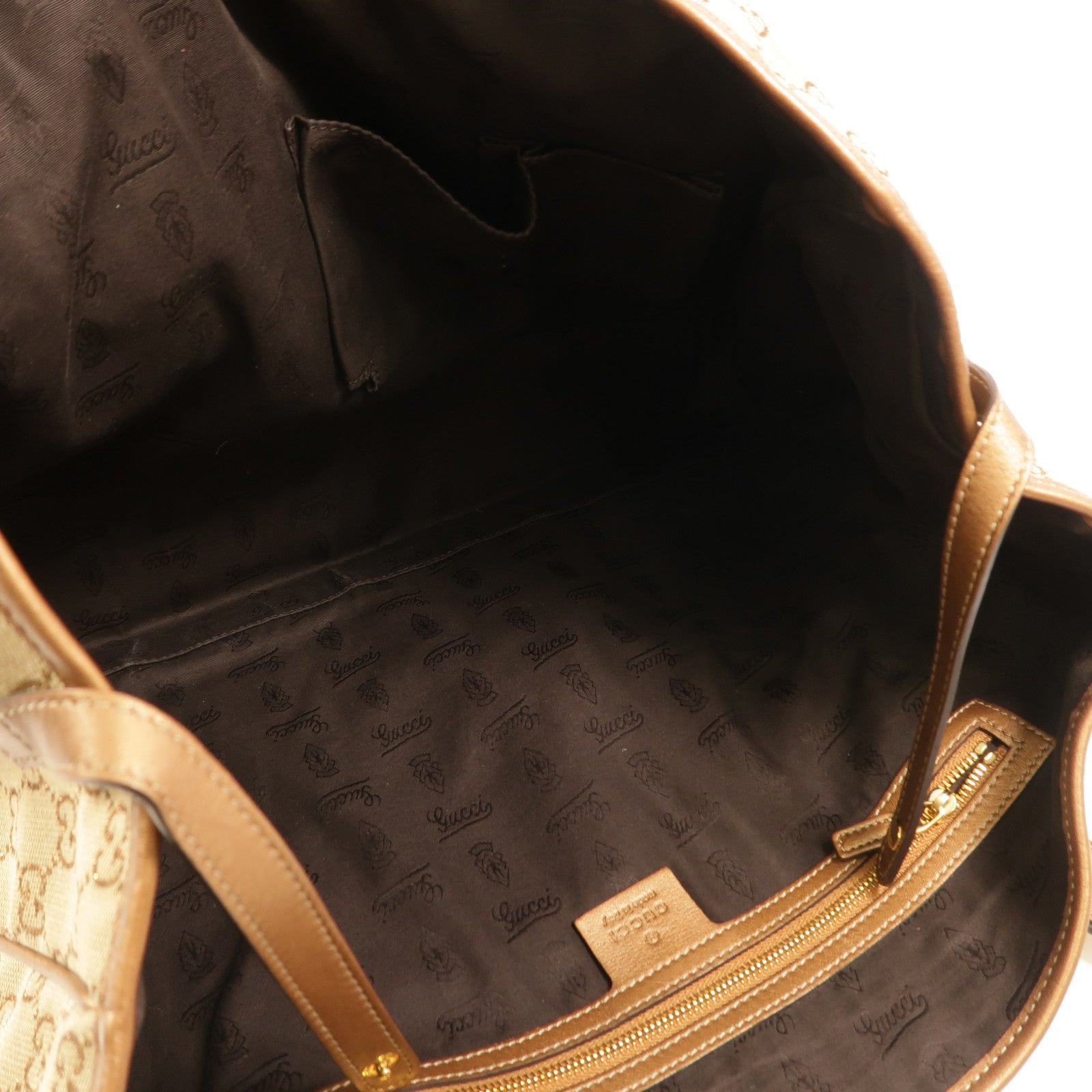 GUCCI 帆布GG Tote Bag肩背袋