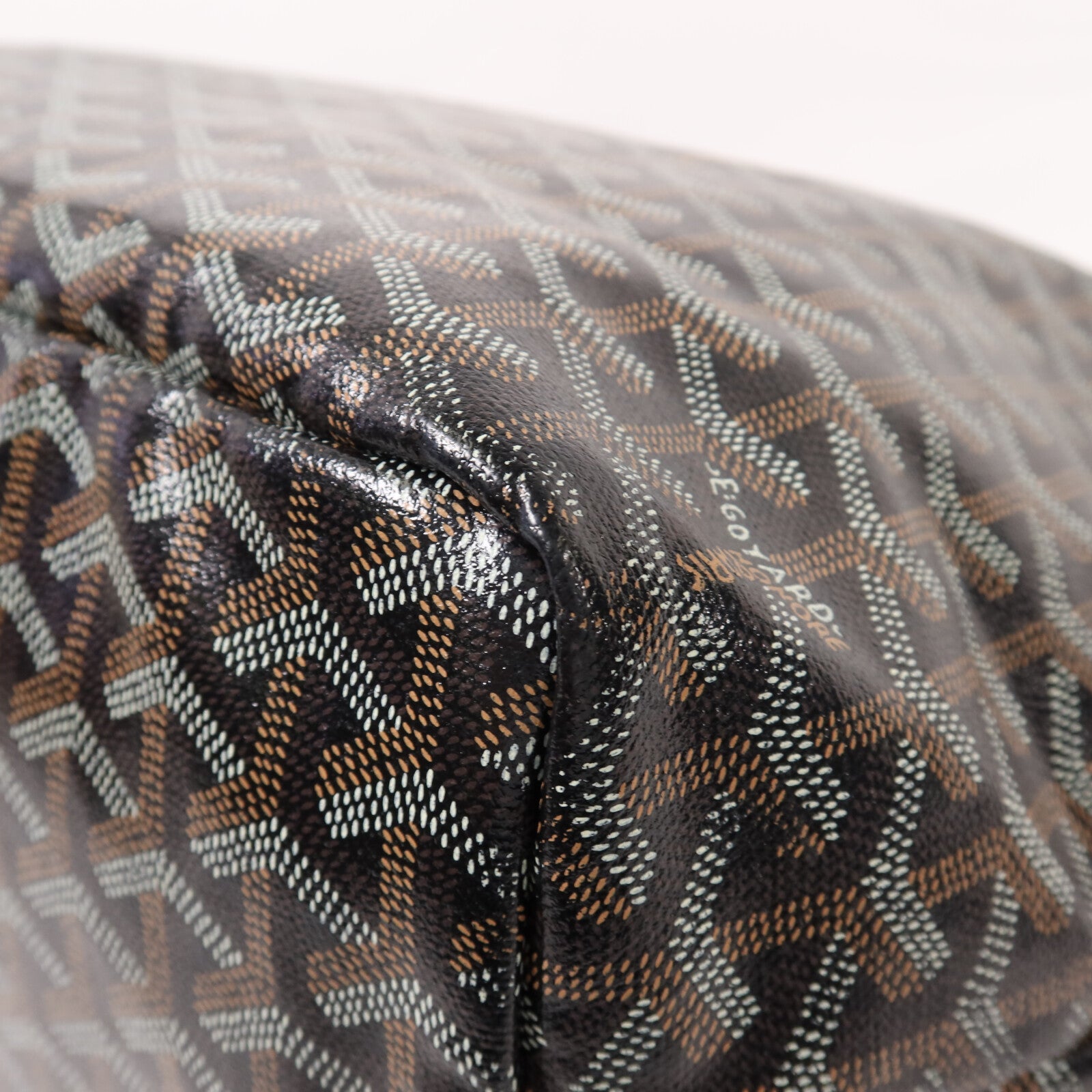 GOYARD 塗層帆布Saint Louis PM銀扣手挽袋