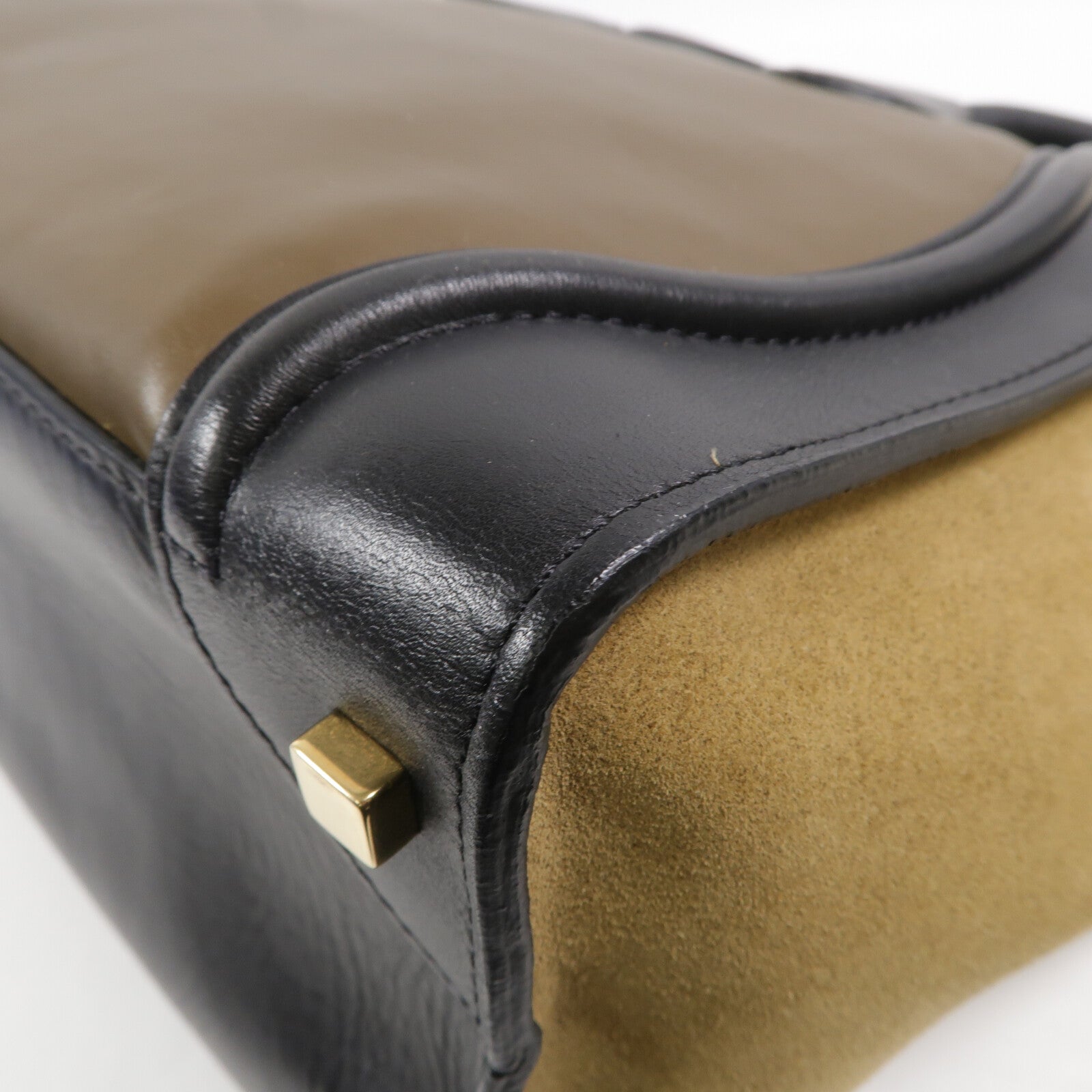 CELINE 牛皮皮革Mini Luggage手挽袋