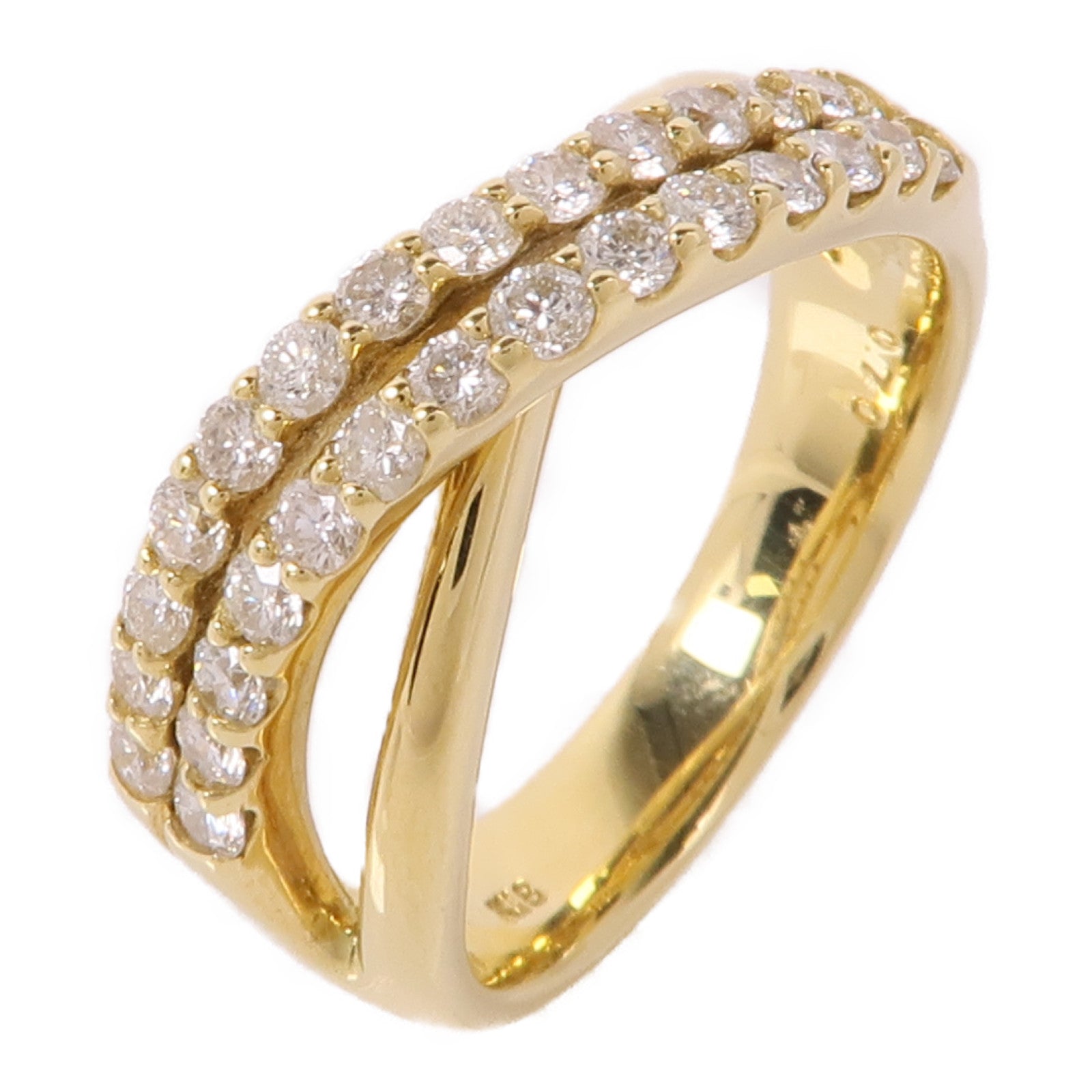 JEWELRY 18K黃金Diamond Ring鑽石戒指US#6.25