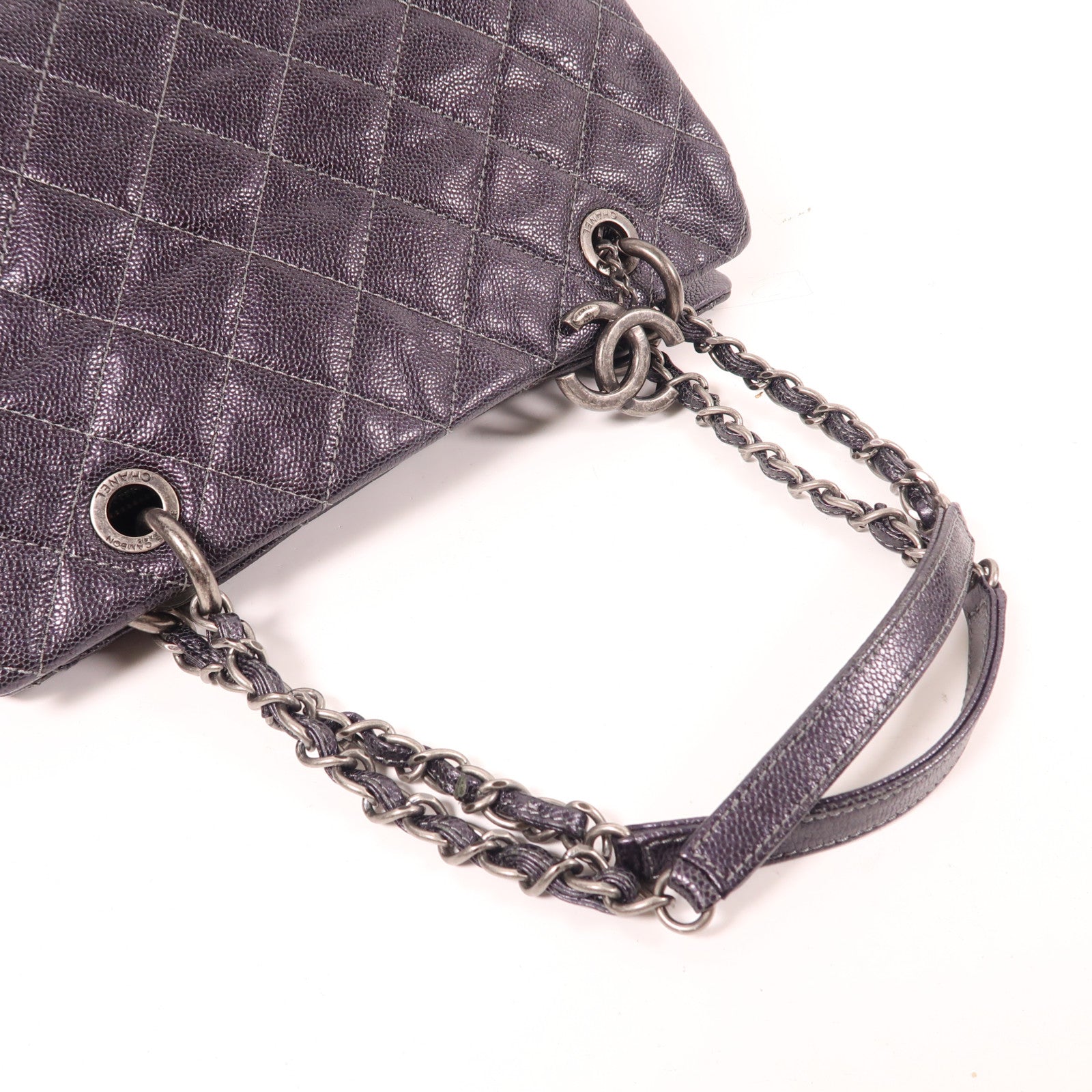 CHANEL 牛皮皮革Shoulder Bag鏈帶肩背袋