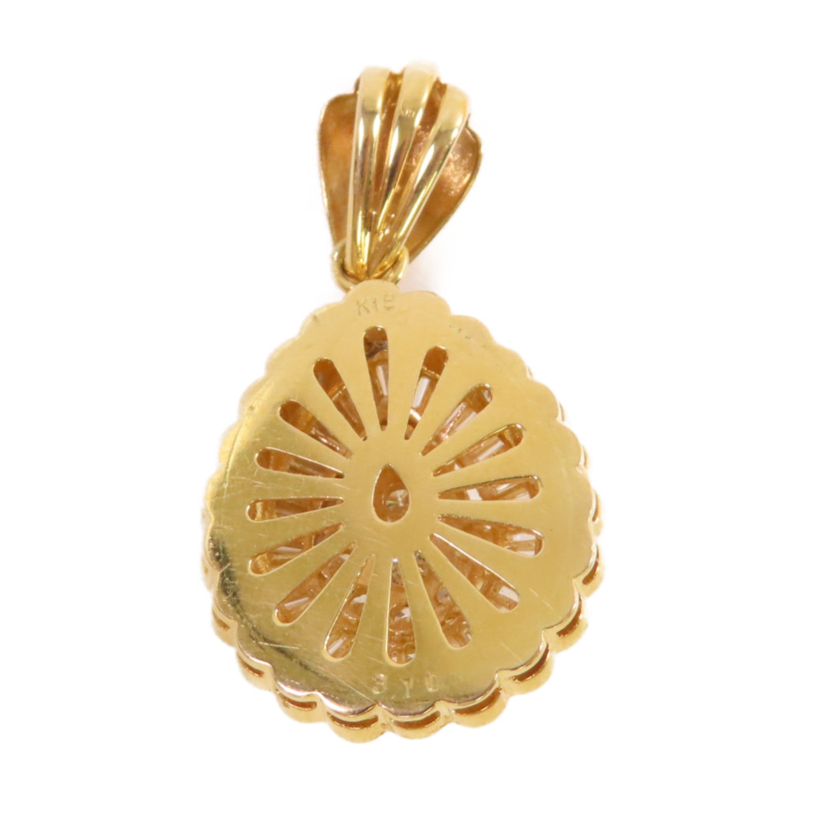 JEWELRY 18K黃金/3.10ct鑽石Diamond Pendant Top吊墜