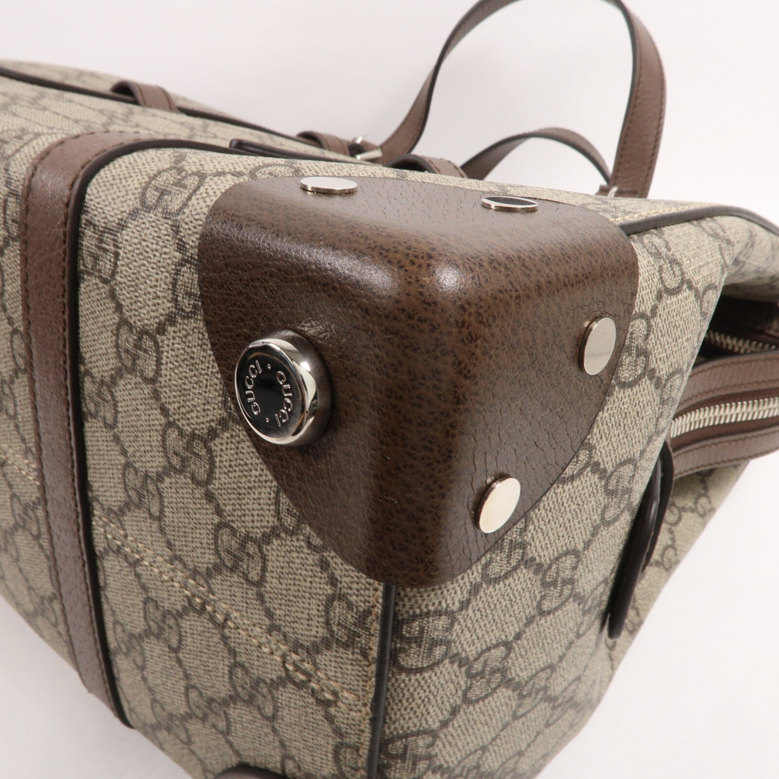 GUCCI 塗層帆布Bucket Travel Tote手挽袋