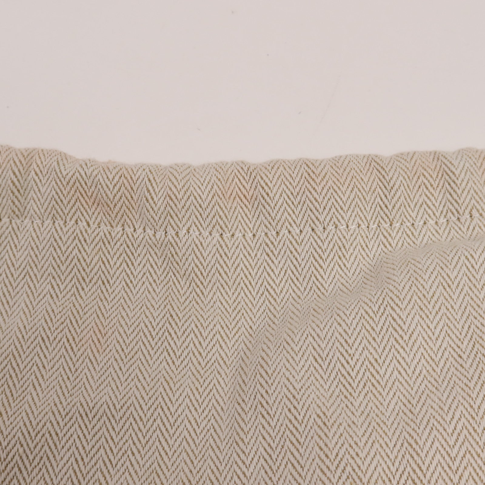 HERMES 帆布/皮革Mini Herbag銀扣肩背袋Ardoise