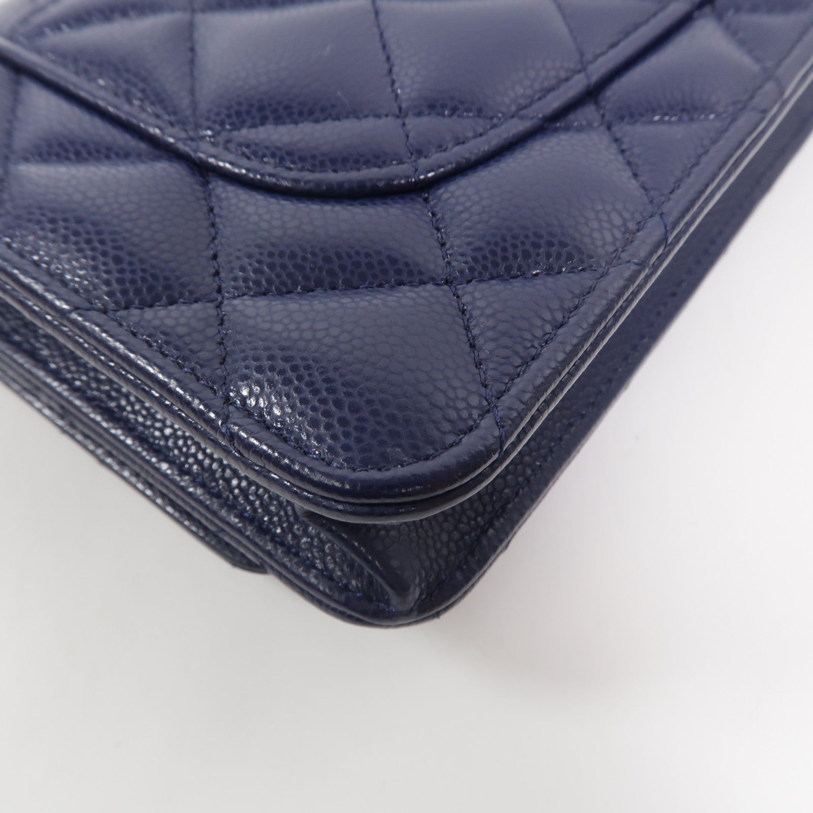 CHANEL 牛皮皮革WOC Wallet On Chain鏈帶肩背袋