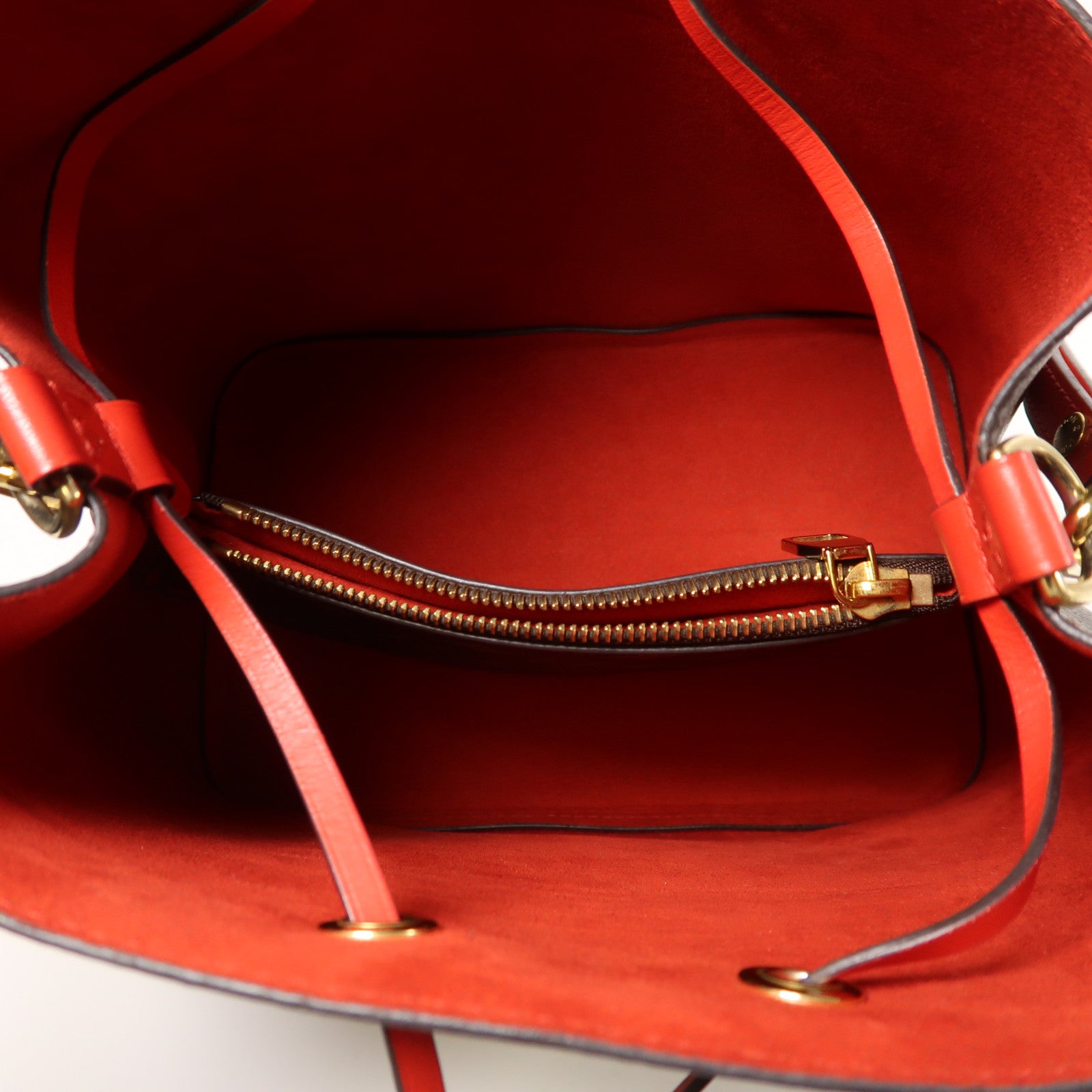 LOUIS VUITTON Monogram Neo Noe Bucket Bag金扣肩背袋Coquelicot