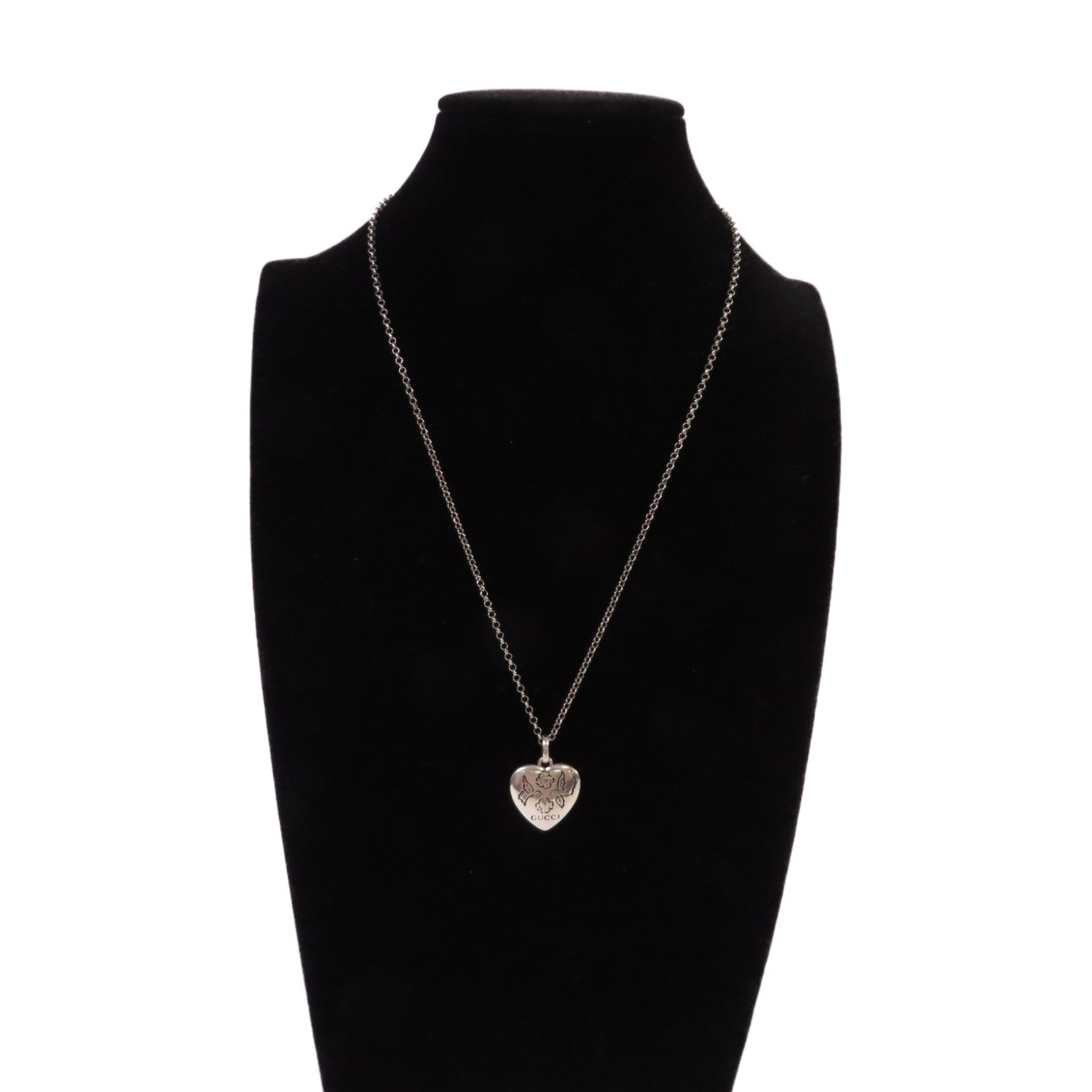 GUCCI 925純銀Blind For Love' Necklace項鏈