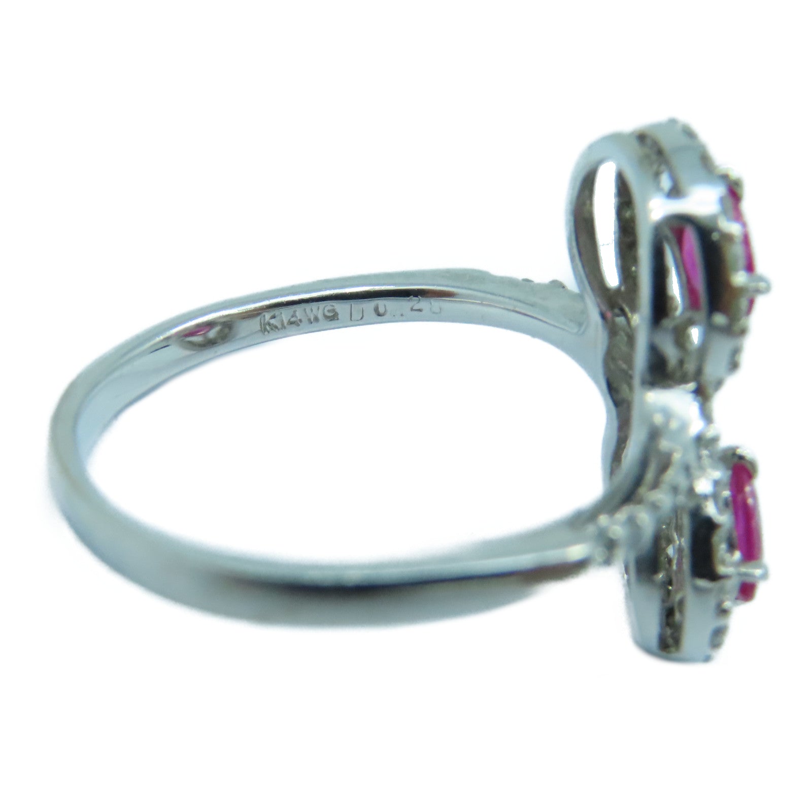 JEWELRY 【激減優惠】14K白金Rudy Ring 0.28ct鑽石戒指US#4.75
