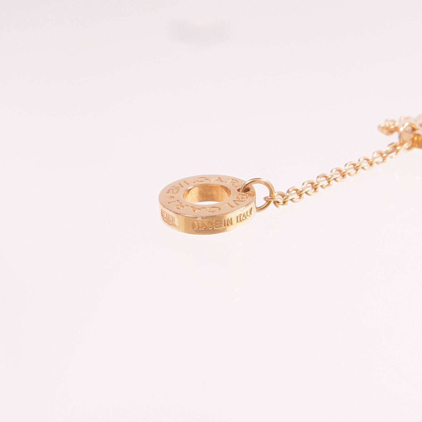 BVLGARI 18K玫瑰金Divas' Dream Mother of Pearl Diamond Necklace珍珠母貝/鑽石珍珠項鍊