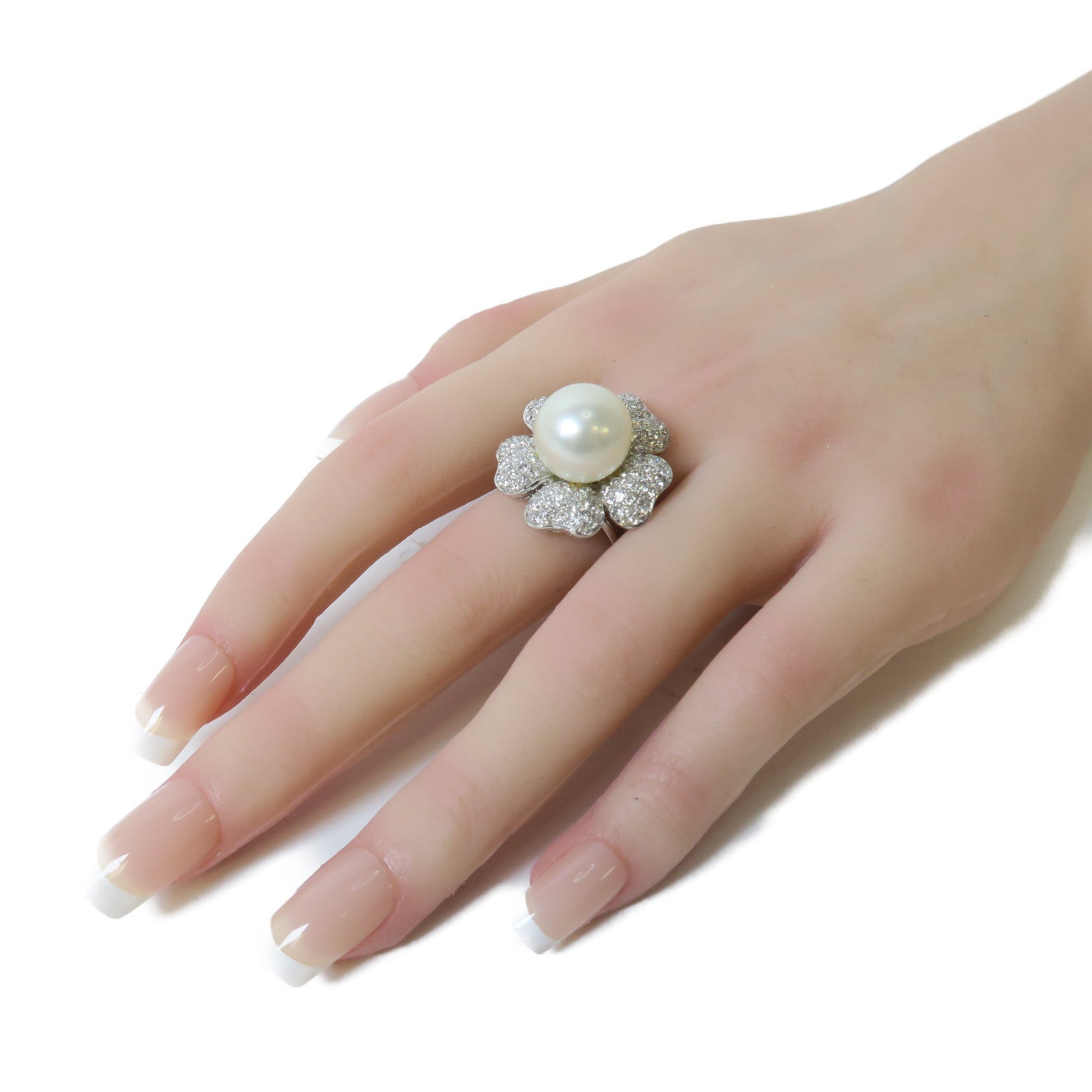 JEWELRY 【激減優惠】18K白金Ring戒指US#7