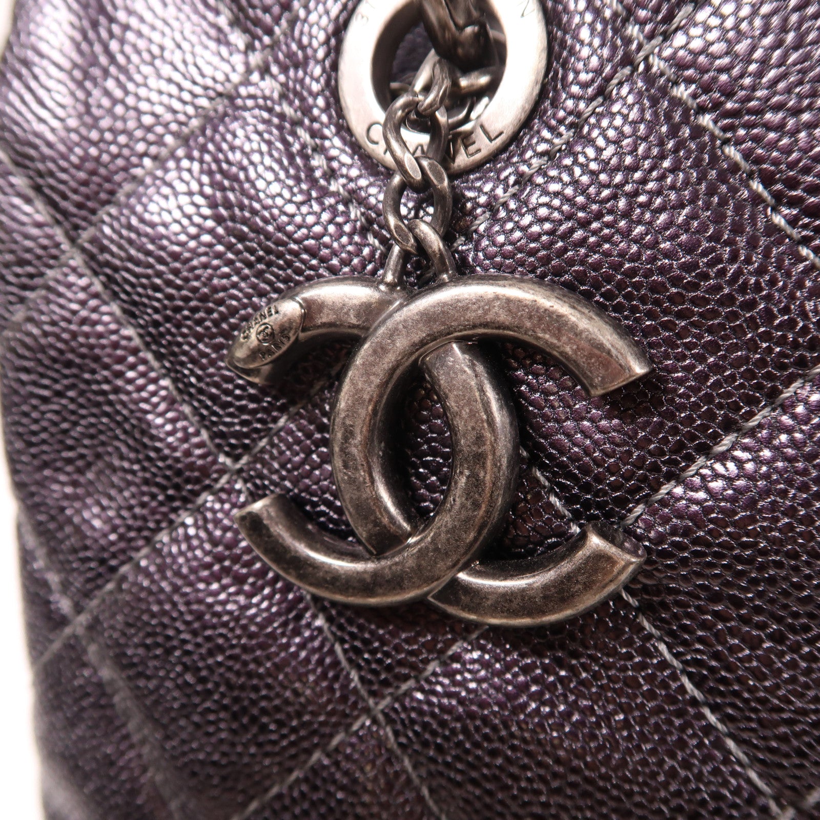 CHANEL 牛皮皮革Shoulder Bag鏈帶肩背袋
