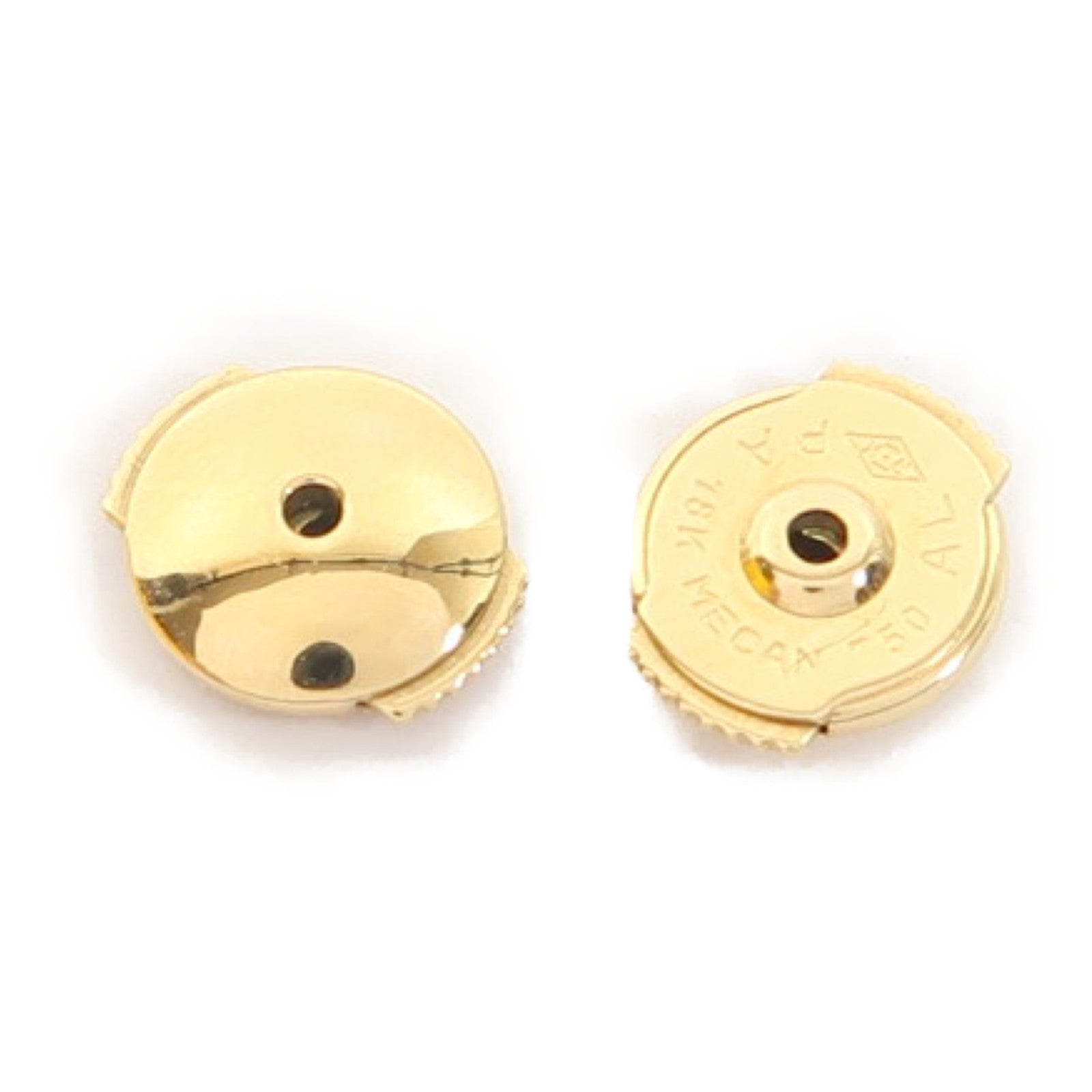 CARTIER 18K黃金Love Diamond Earrings鑽石耳環金色