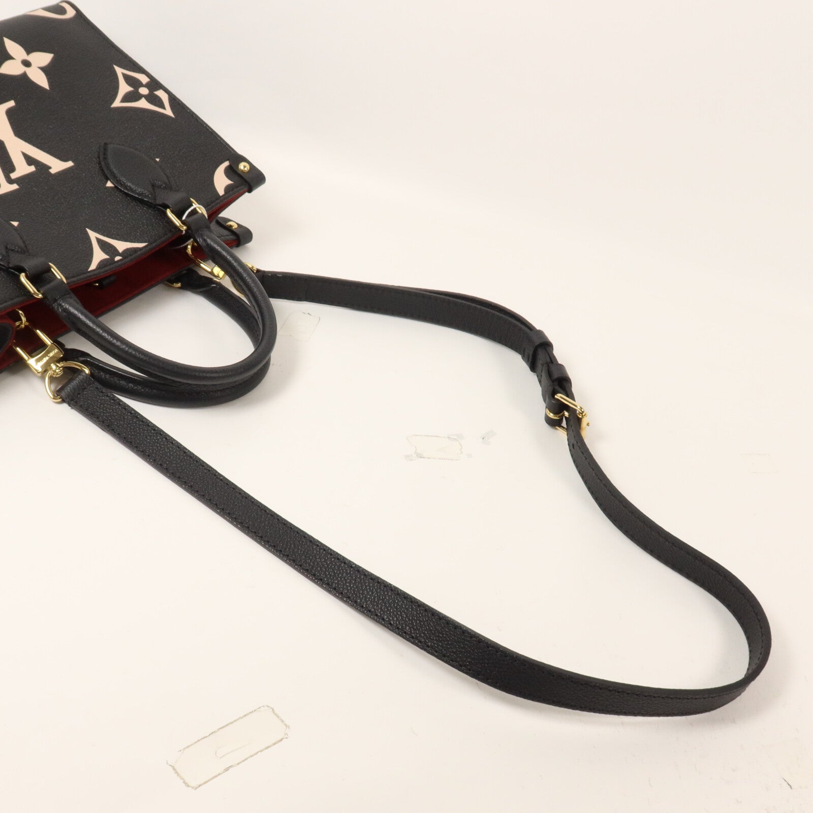 LOUIS VUITTON Monogram Empreinte On The Go PM手挽肩背兩用袋