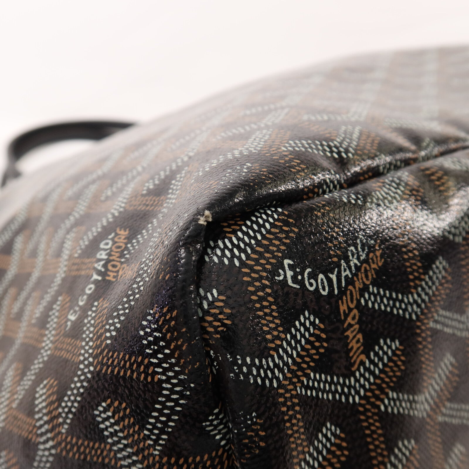 GOYARD 塗層帆布Saint Louis PM銀扣手挽袋